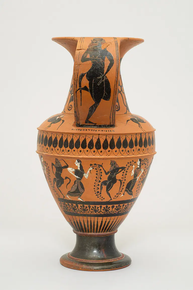 Bandhenkelamphora, um 530 v. Chr., griechisch. Kunsthistorisches Museum in Wien
