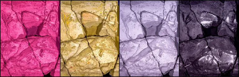 Multispektralanalyse eines Mithras-Reliefs aus Carnuntum