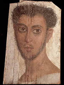 Inv. Nr. X 296, Porträt eines jungen Mannes mit lockigem Haar.
