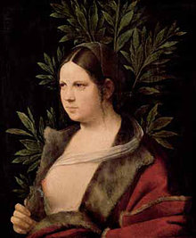 Giorgione, Bildnis einer jungen Frau („Laura“).