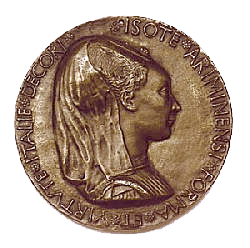Medallion of Isotta degli Atti