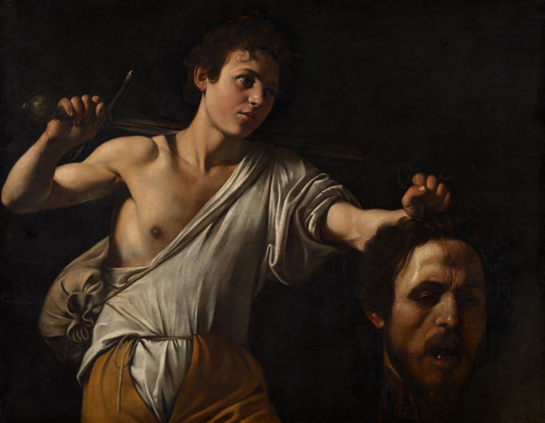 Caravaggio, David mit dem Haupt des Goliath (ca. 1600)