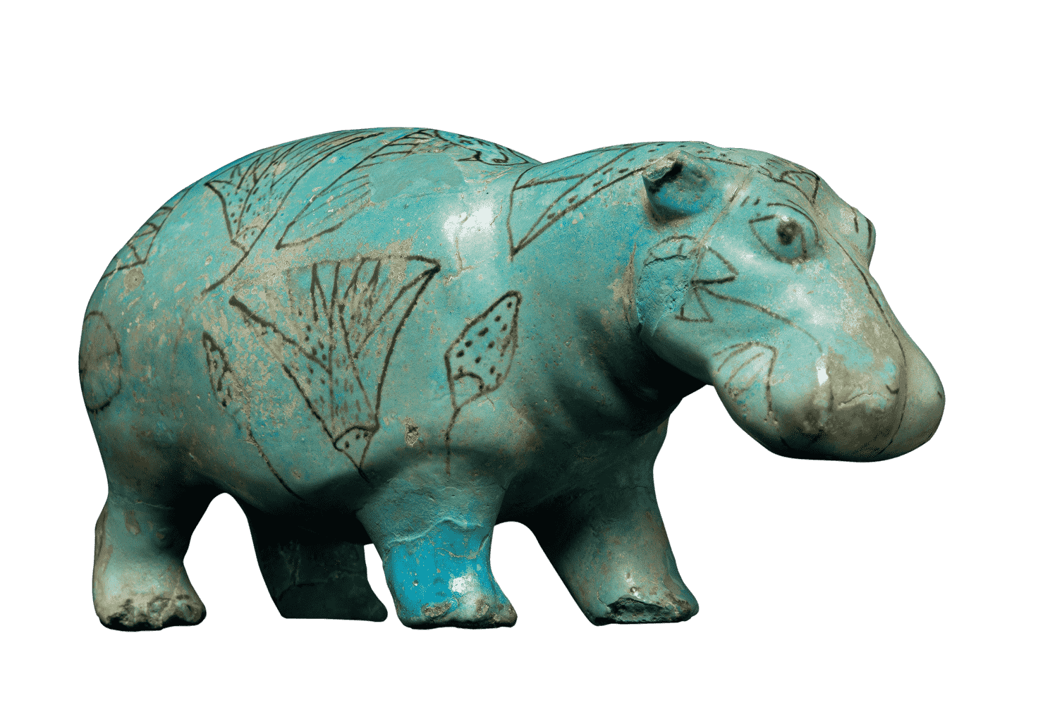 Nilpferd aus der Ägyptisch-Orientalischen Sammlung