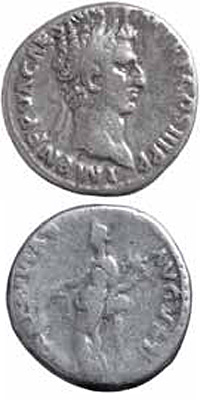 Münze Nr. 1 – Nerva (96–98 n. Chr.), Denar.