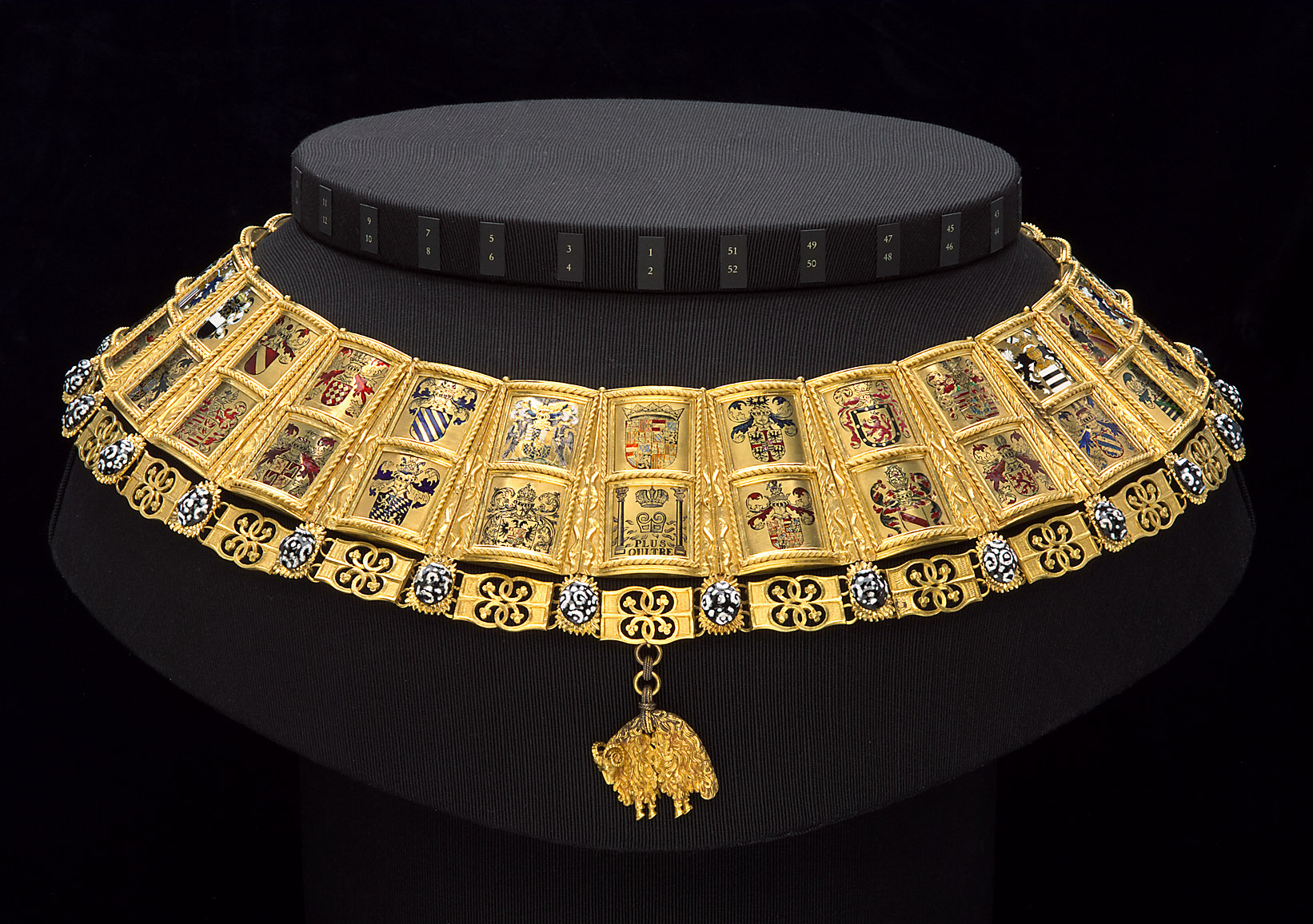Die Potence (Wappenkette) für den Herold des Ordens vom Goldenen Vlies