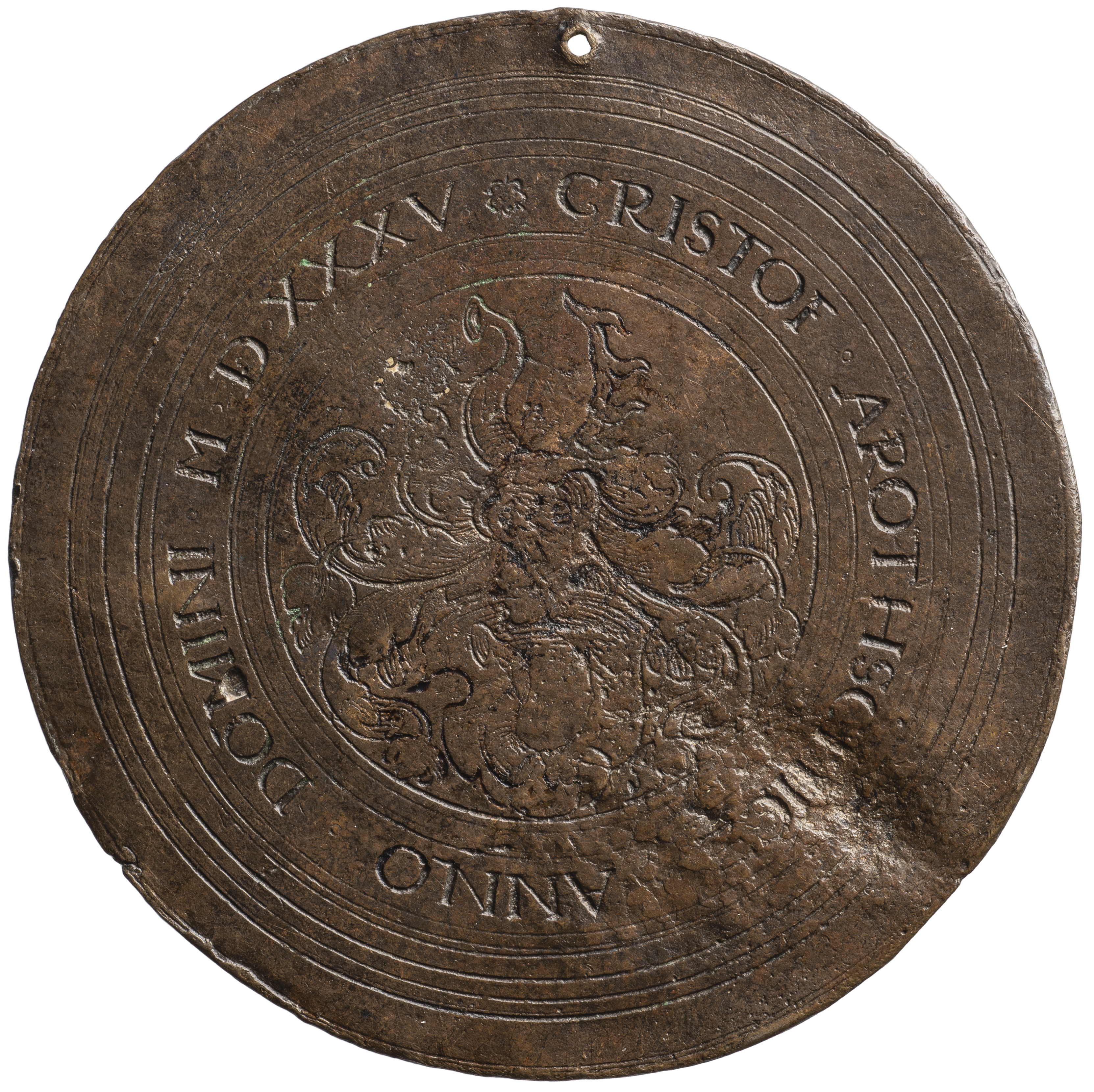 Habsburger: Kaiser Karl V. und König Ferdinand I. / Wappen des Cristof Rothschicz
