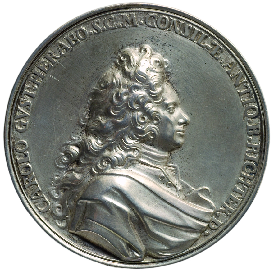Carl Gustav Heraeus, Antiquitäteninspektor Kaiser Karls VI.