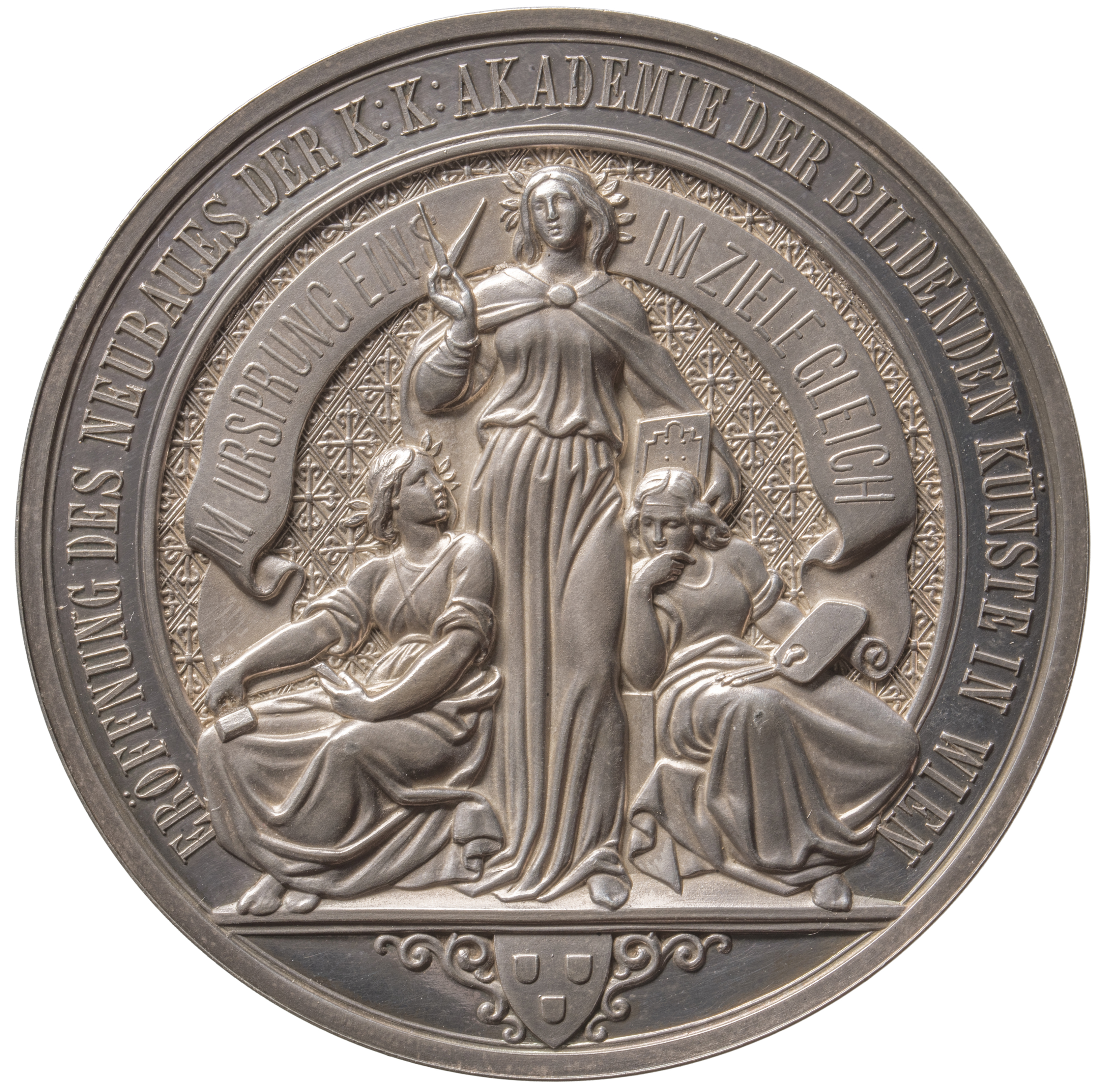 Habsburg: Kaiser Franz Joseph I.; Eröffnung des Neubaus der k. k. Akademie der bildenden Künste in Wien