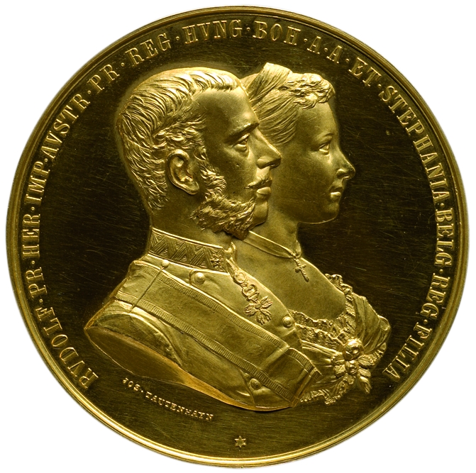 Habsburg: Kronprinz Rudolf und Stephanie von Belgien (dessen Gemahlin)