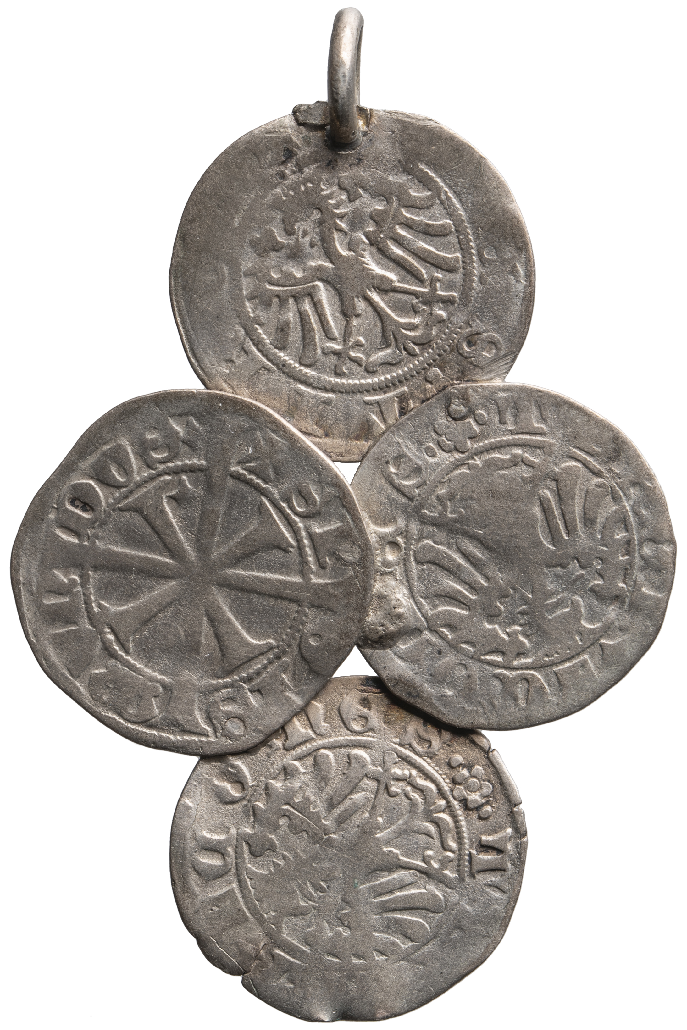 Grafen von Tirol: Sigismund (1439–1490), Anhänger aus vier Kreuzerstücken