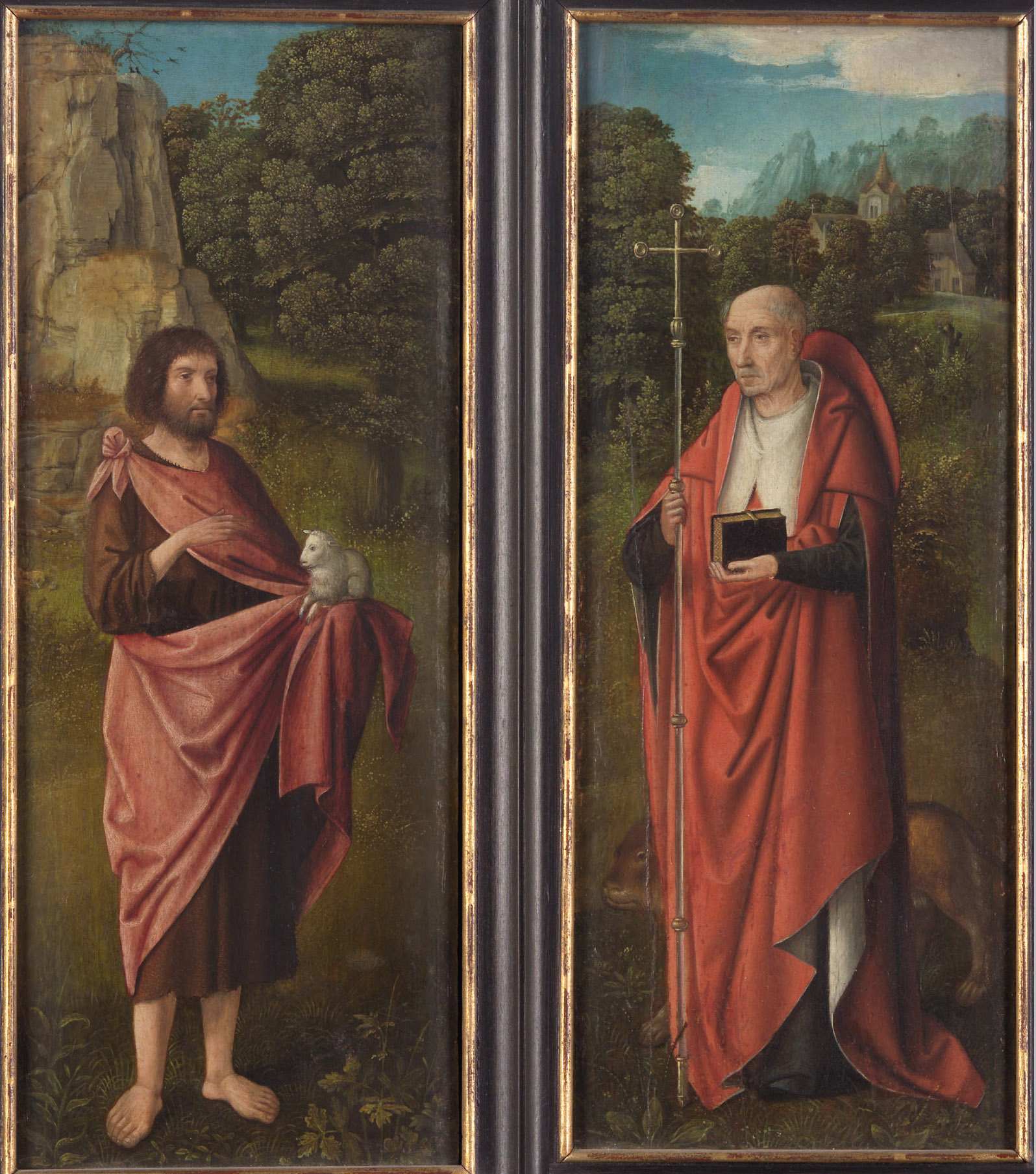 Hl. Johannes d. Täufer und hl. Hieronymus