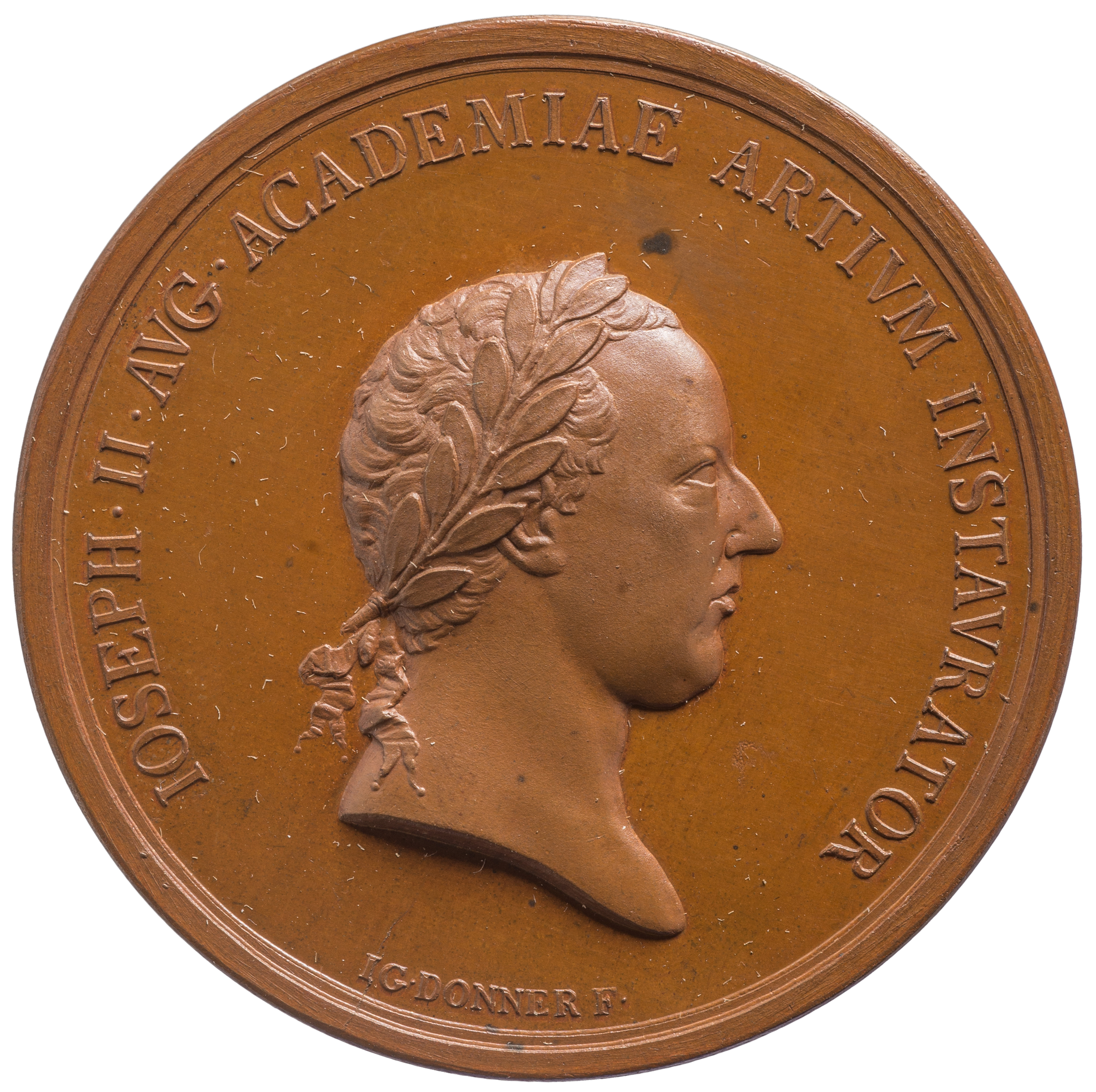 Medaille auf die Erweiterung der Akademie der Bildenden Künste in Wien