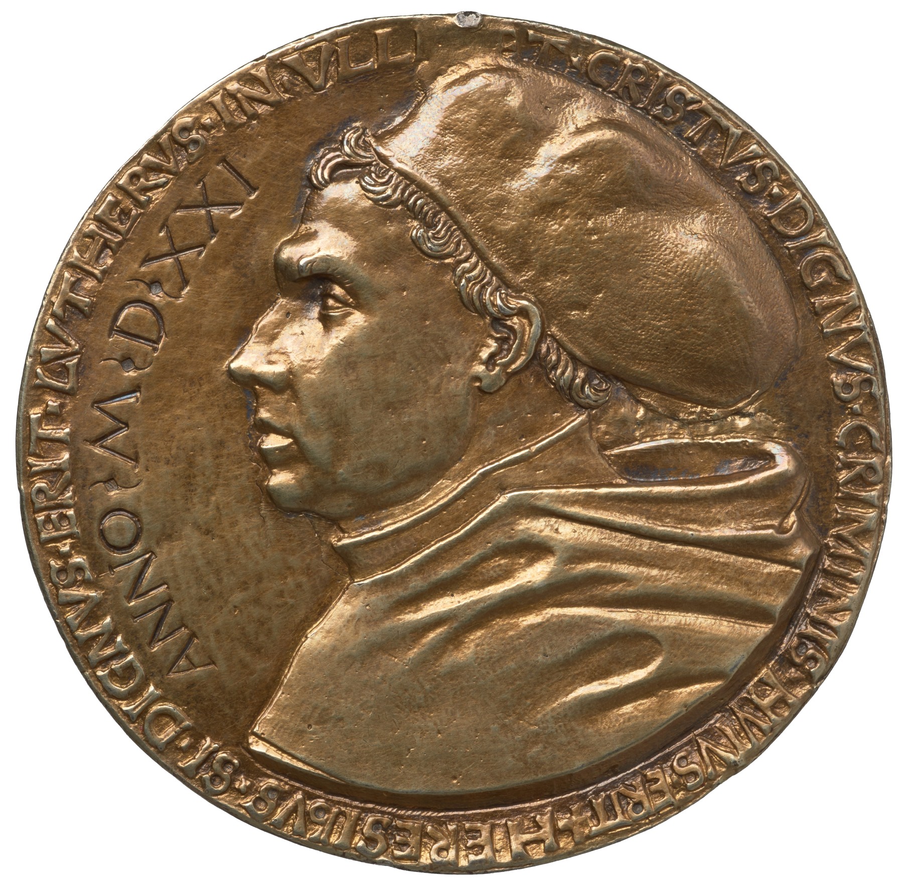 Portraitmedaille auf Martin Luther