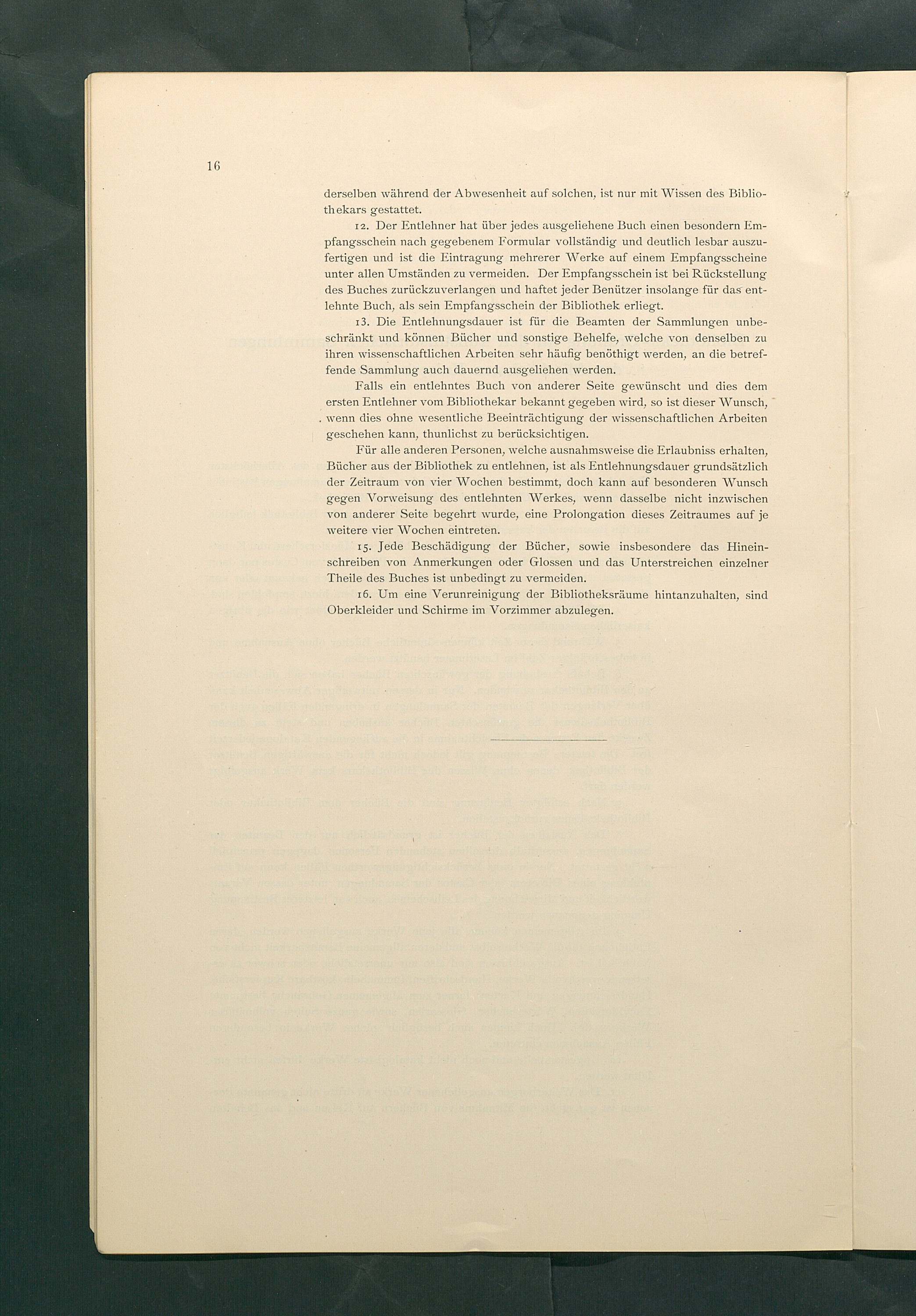 Bestimmungen für den Dienstbetrieb in den kunsthistorischen Sammlungen des Allerhöchsten Kaiserhauses