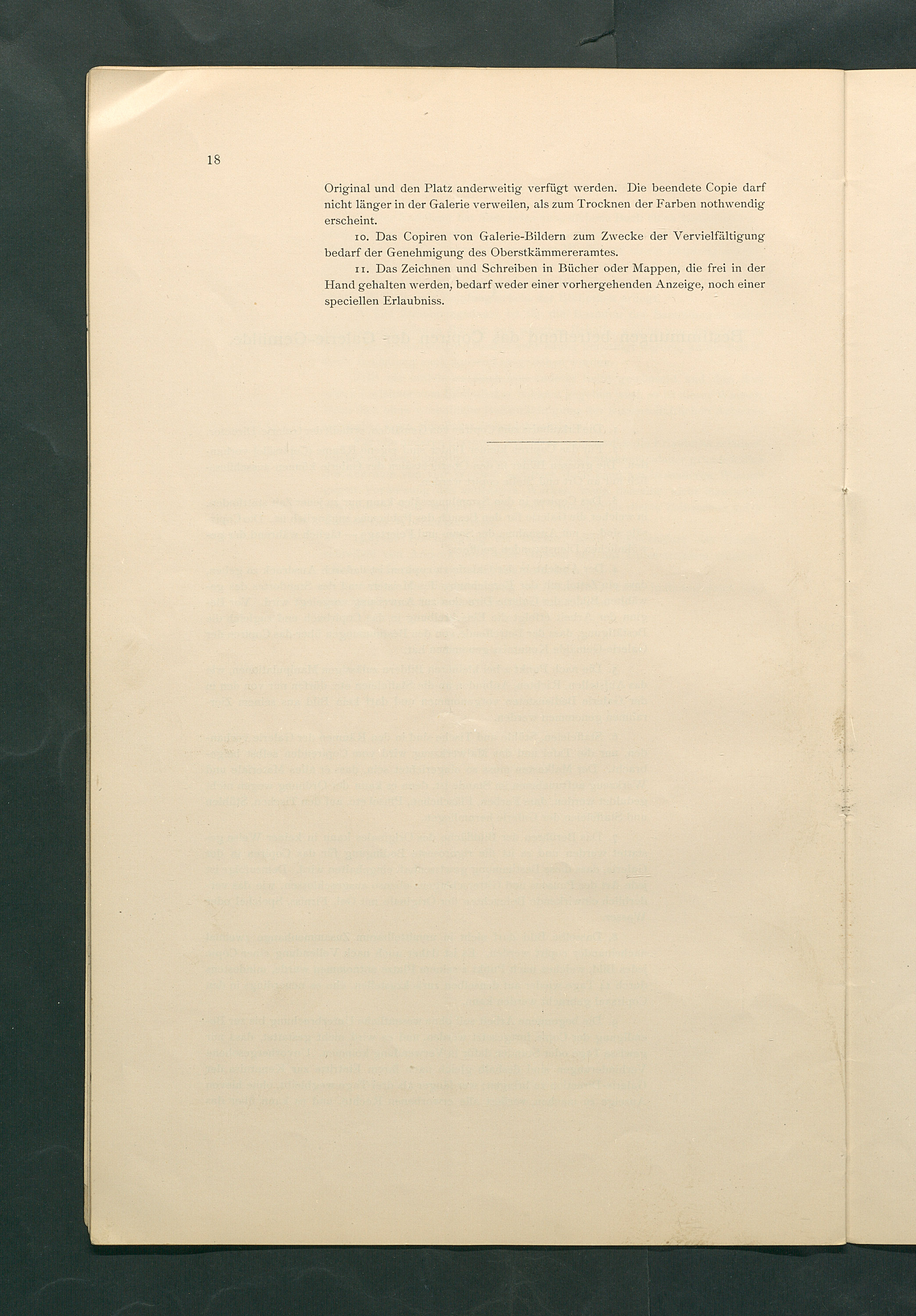 Bestimmungen für den Dienstbetrieb in den kunsthistorischen Sammlungen des Allerhöchsten Kaiserhauses