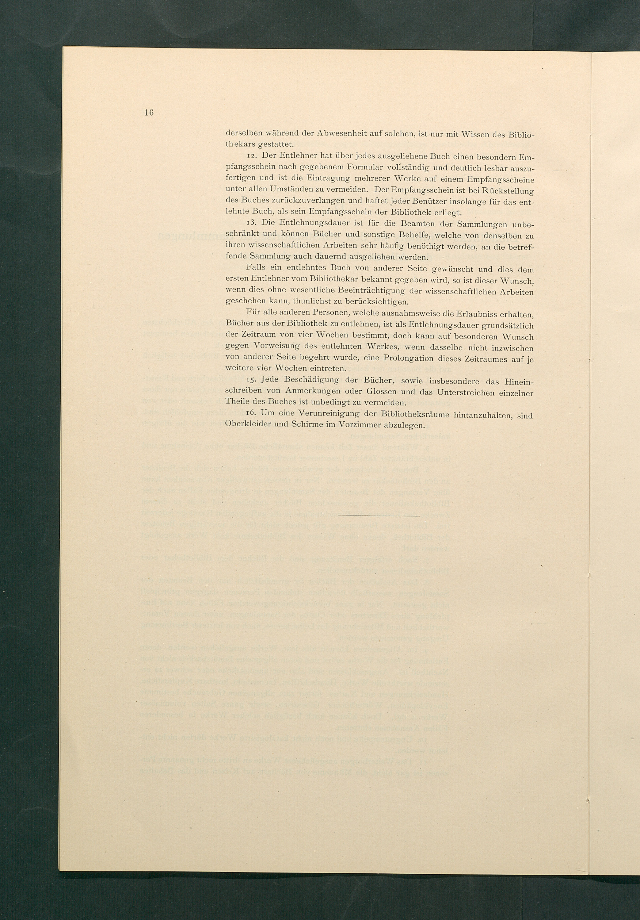 Bestimmungen für den Dienstbetrieb in den kunsthistorischen Sammlungen des Allerhöchsten Kaiserhauses