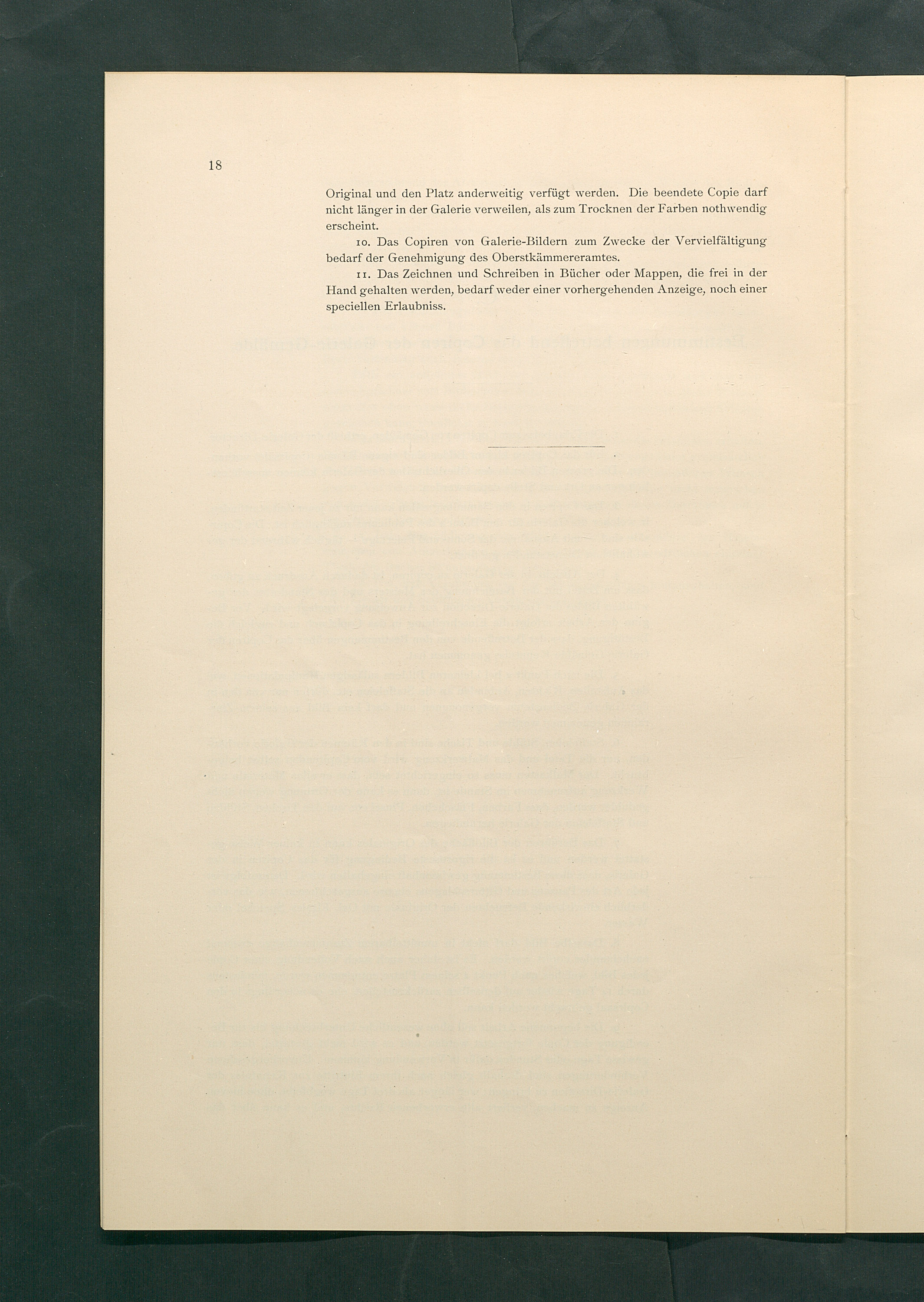 Bestimmungen für den Dienstbetrieb in den kunsthistorischen Sammlungen des Allerhöchsten Kaiserhauses