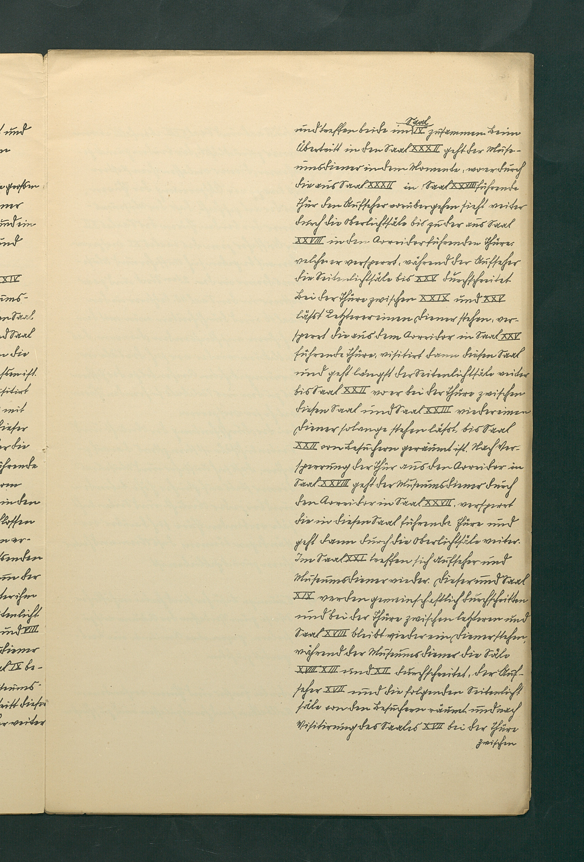 handschriftliche Dienstordnung für Museumsaufseher