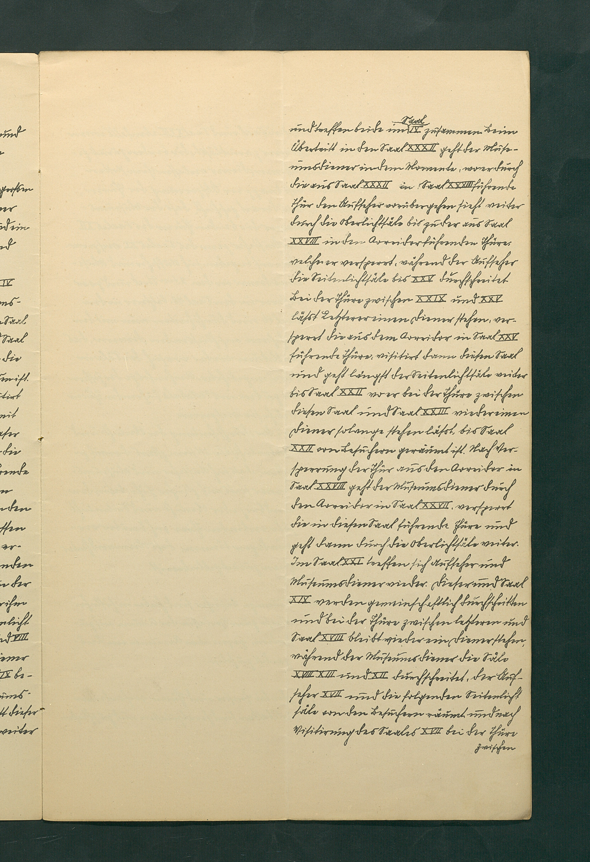 handschriftliche Dienstordnung für Museumsaufseher