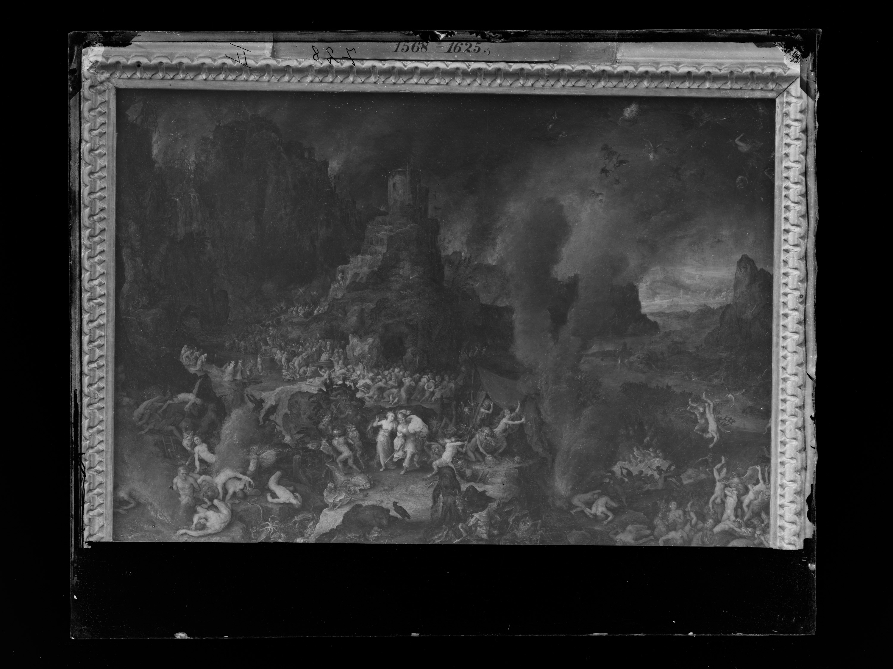 Äneas mit der Sibylle in der Unterwelt