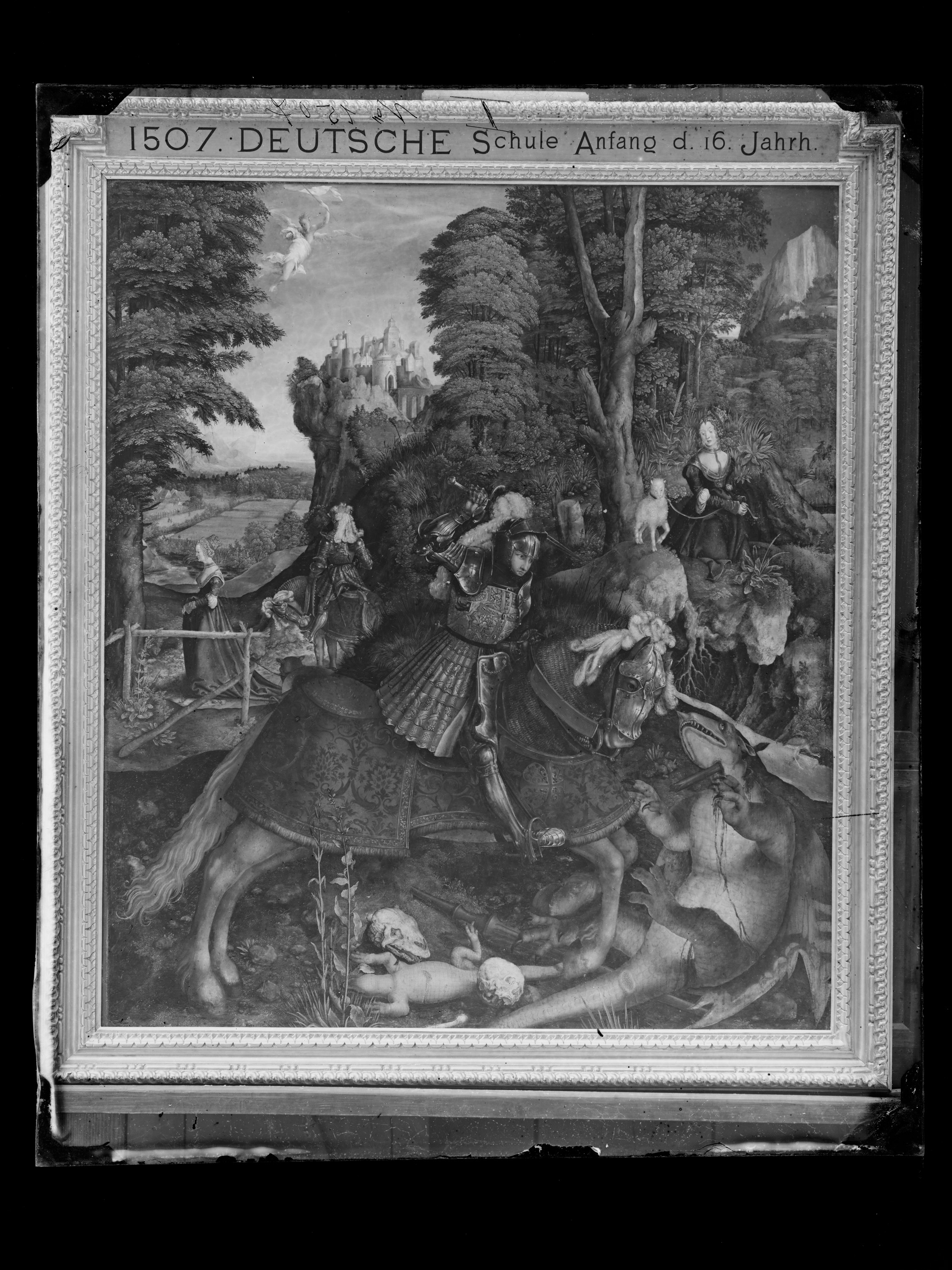 Hl. Georg im Kampf mit dem Drachen