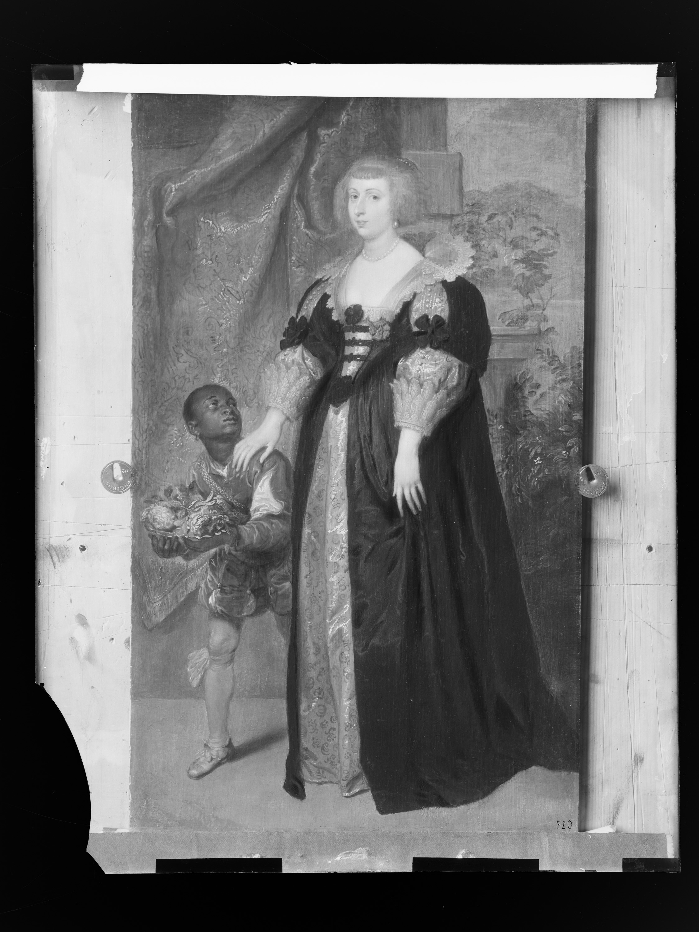 Die Prinzessin von Thalsburg mit einem Mohrenknaben