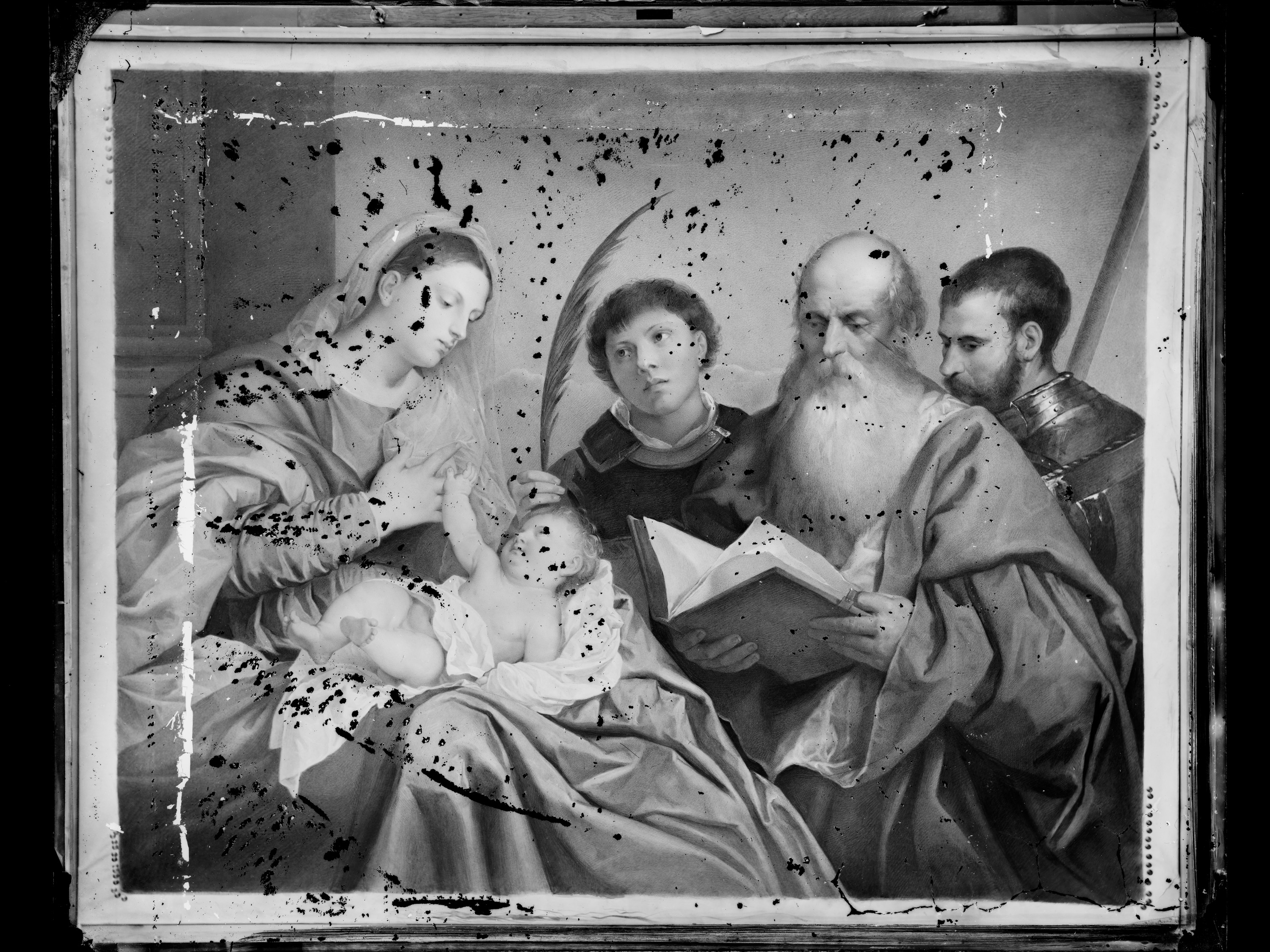 Maria mit Kind und den hll. Stephanus, Hieronymus und Mauritius