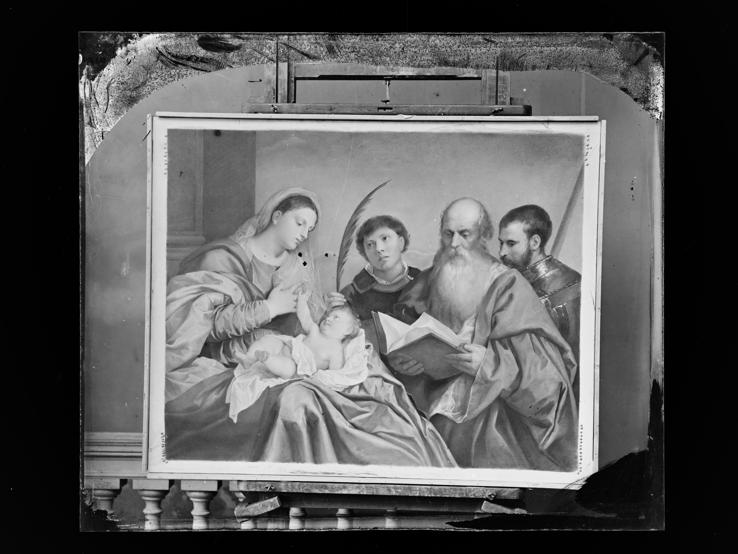 Maria mit Kind und den hll. Stephanus, Hieronymus und Mauritius