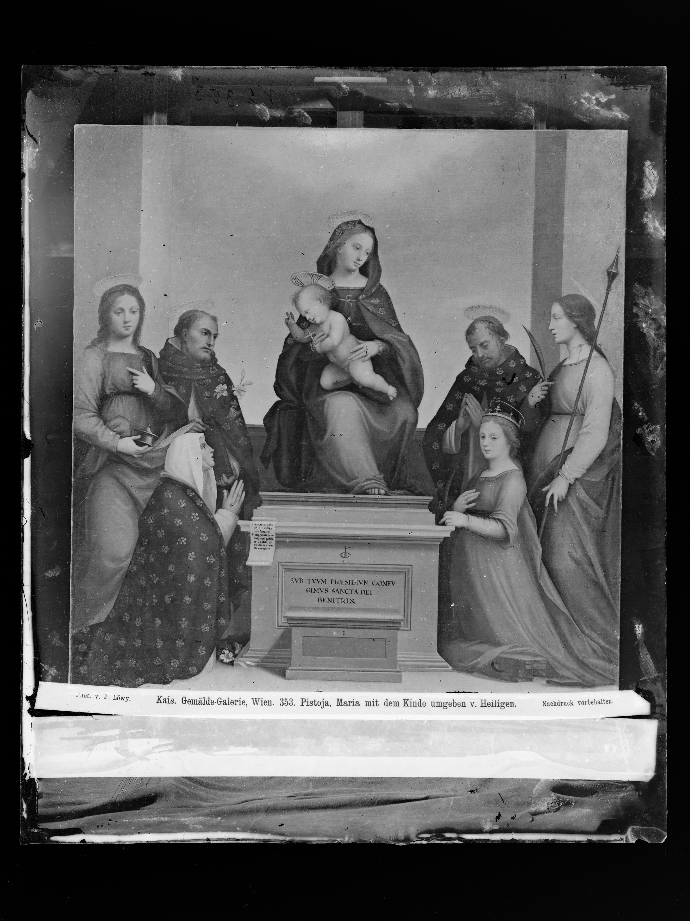 Maria mit Kind und den Hll. Katharina von Siena, Katharina von Alexandrien, Maria Magdalena, Dominikus, Petrus Martyr und einer Märtyrerin
