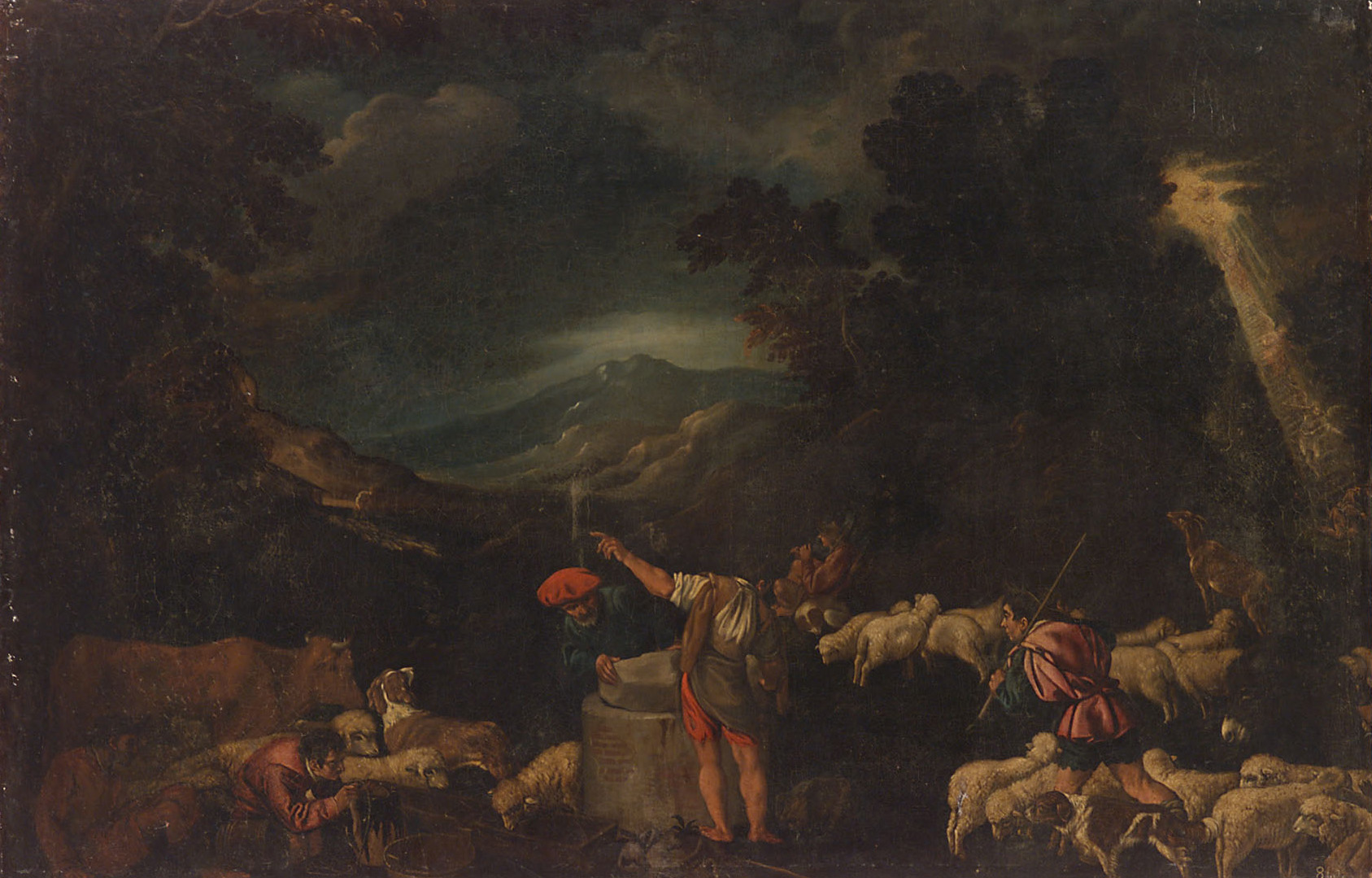 Landschaft Mit Jakob Am Brunnen Hans Bol