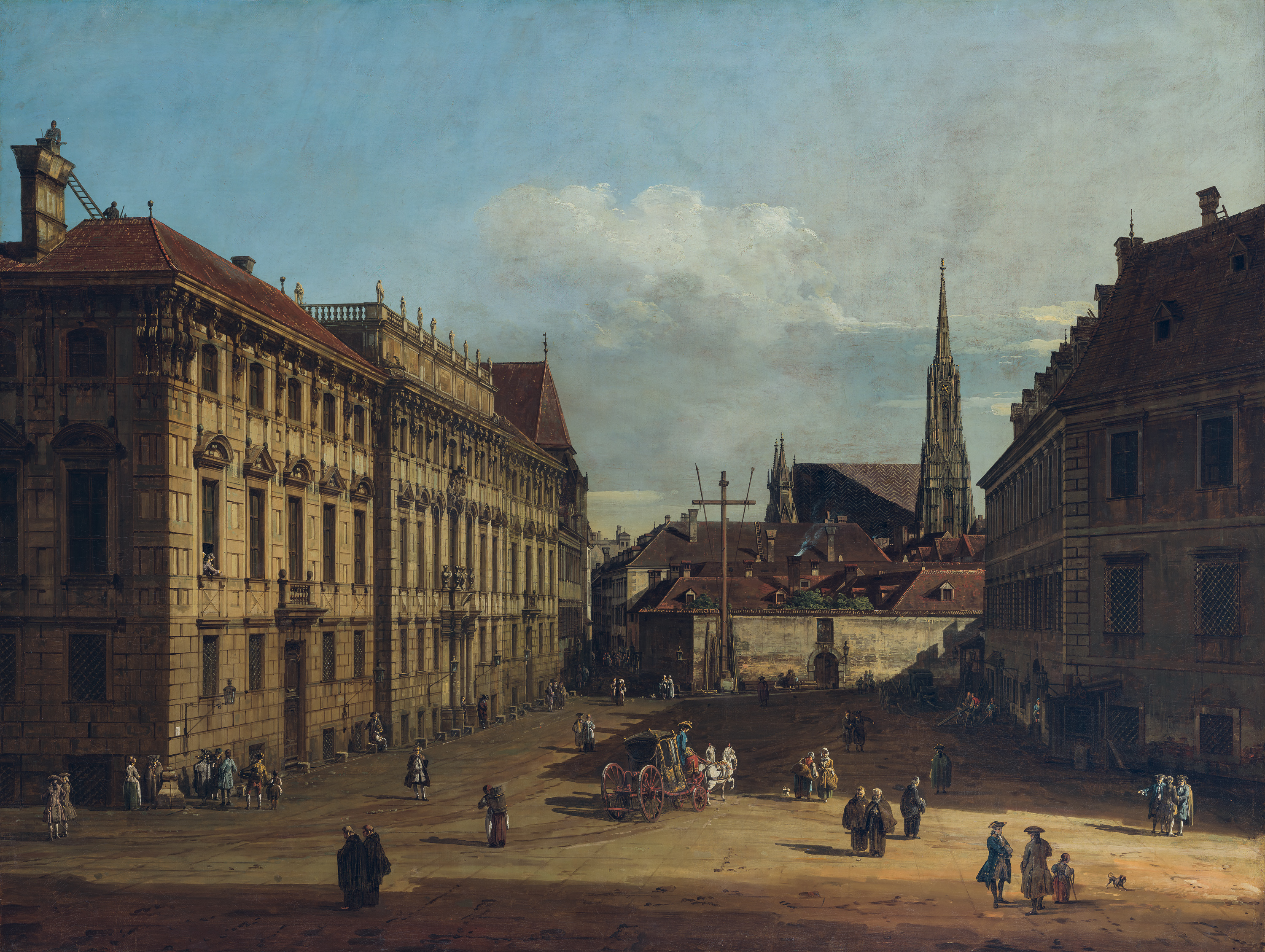 Der Lobkowitzplatz in Wien - Kunstwerke - Kunsthistorisches Museum