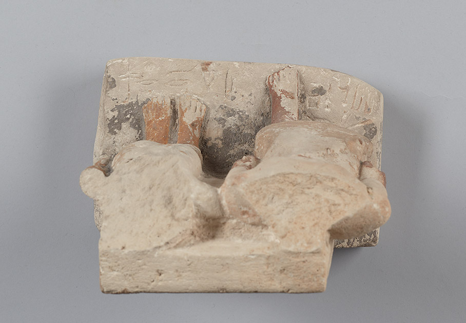 Kopflose Zweiergruppe des Schepses-ptah und seiner Frau Ni-si-redi