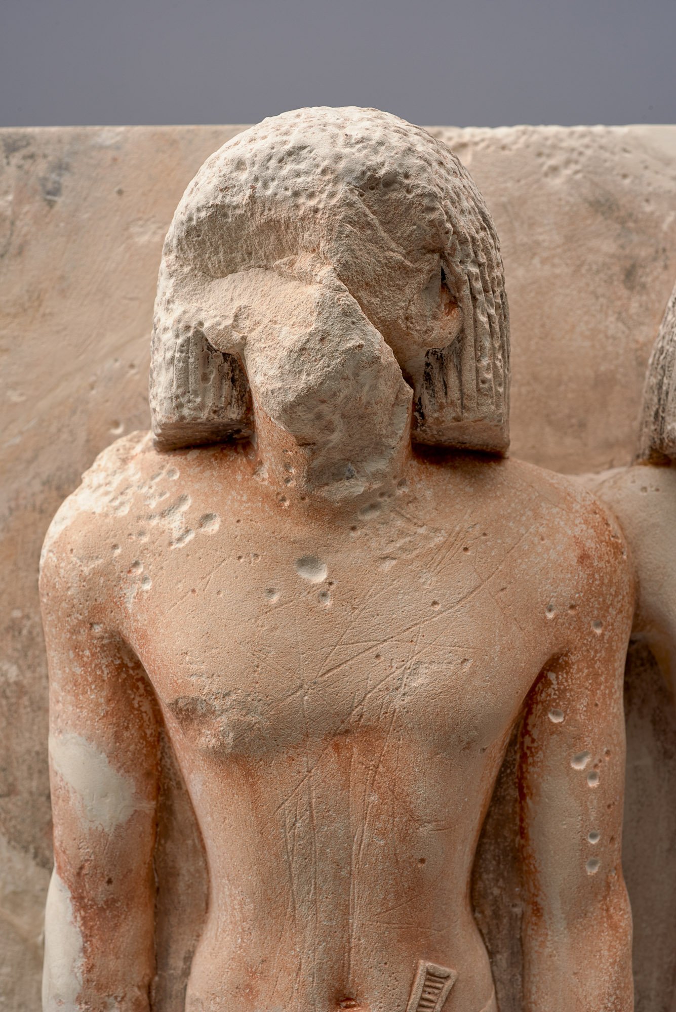 Gruppenstandbild des Hetep-seschat und einer Frau