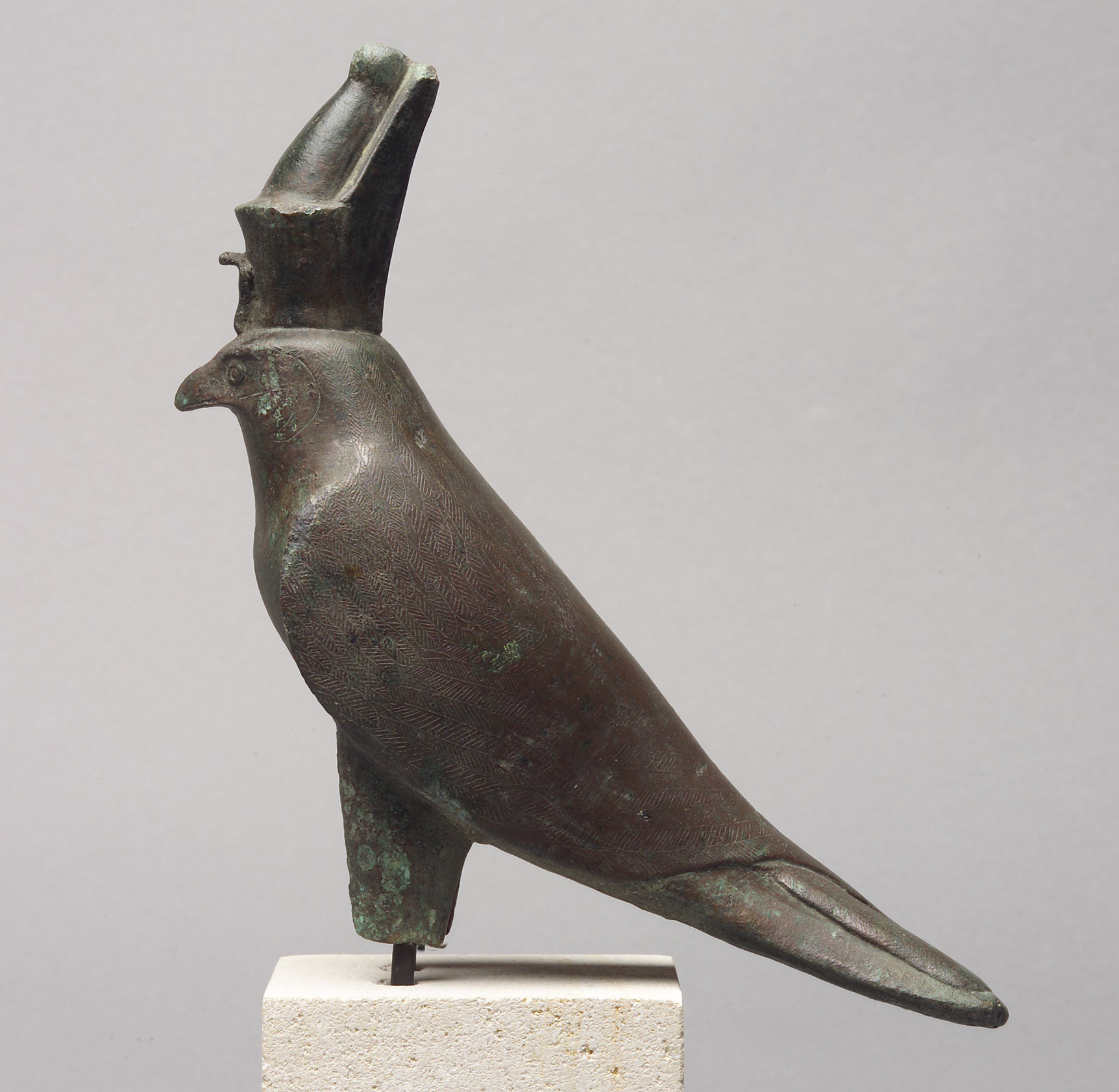 Horusfalke mit Doppelkrone