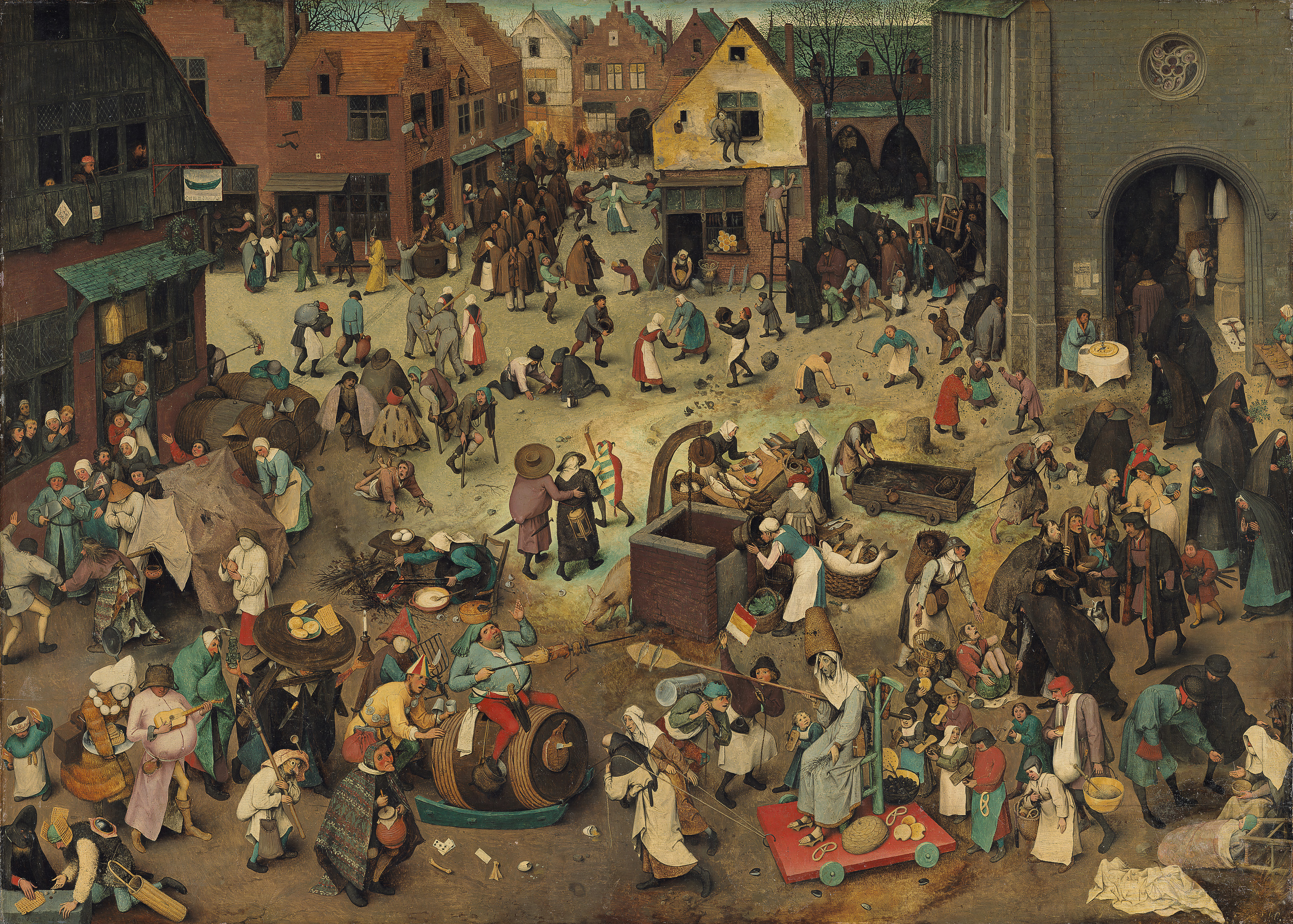 Kampf zwischen Fasching und Fasten