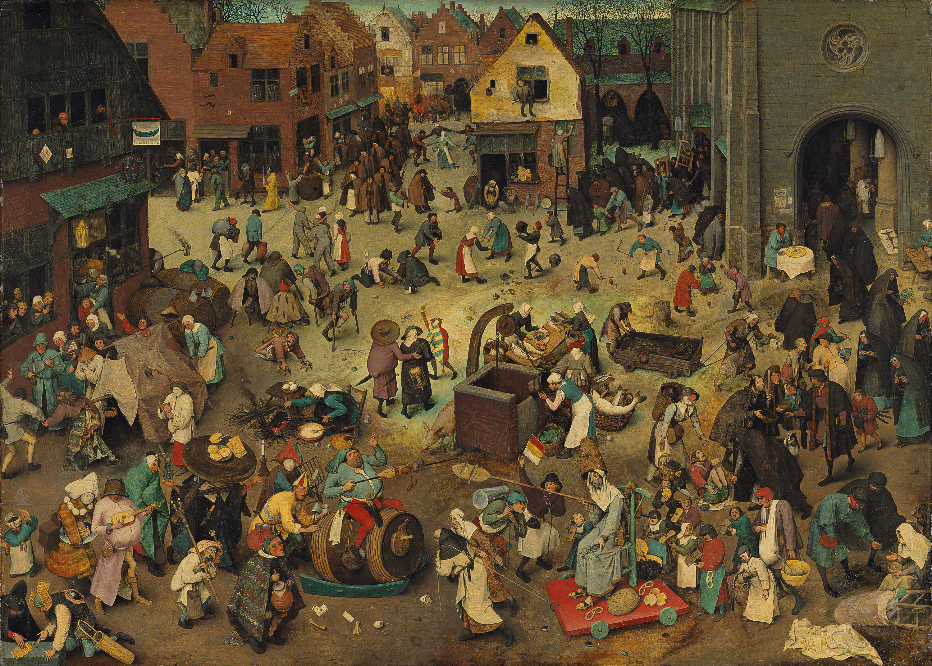 Kampf zwischen Fasching und Fasten