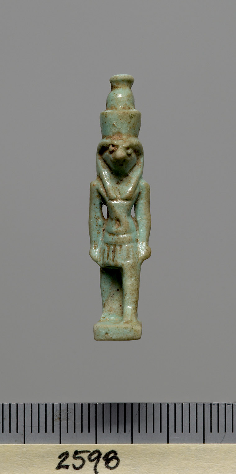 Schreitender Gott Horus mit Falkenkopf