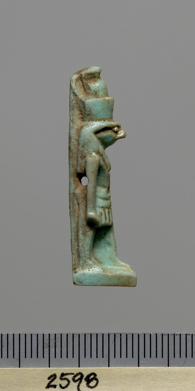 Schreitender Gott Horus mit Falkenkopf