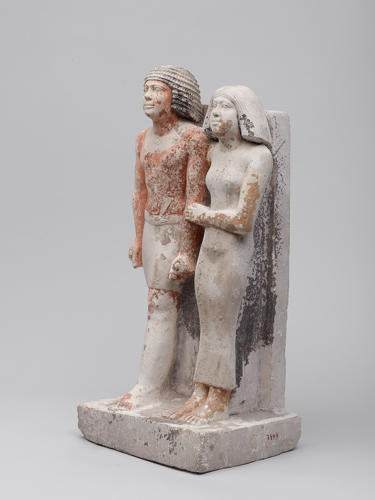 Statuengruppe des Kai-pu-ptah und der Ipep