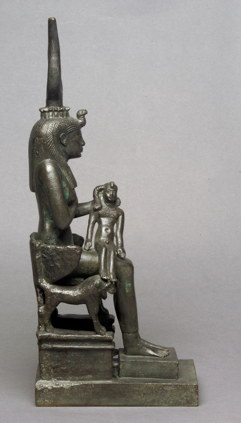 Göttin Isis mit Harpokrates