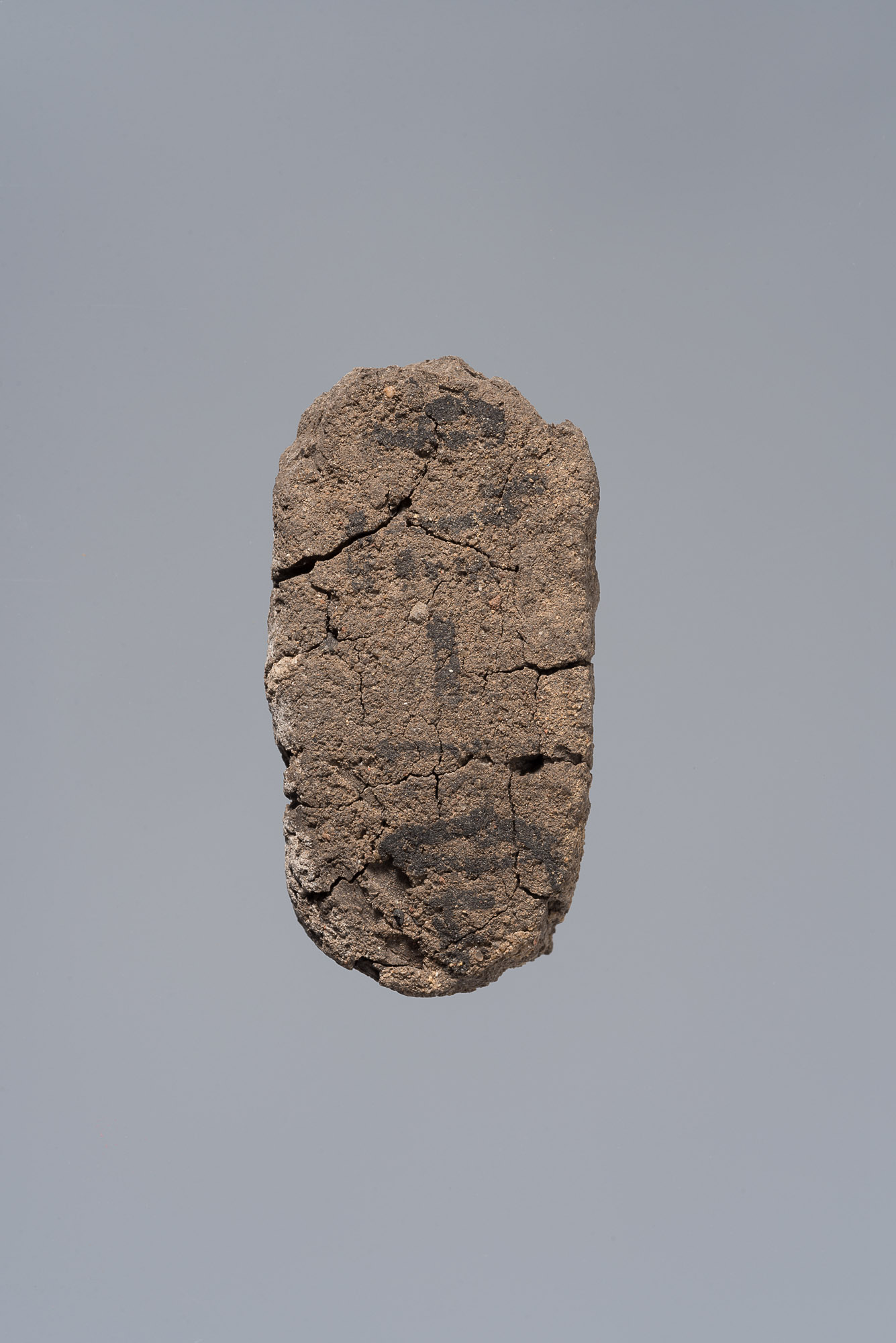 Ächtungsfigur mit Aufschrift