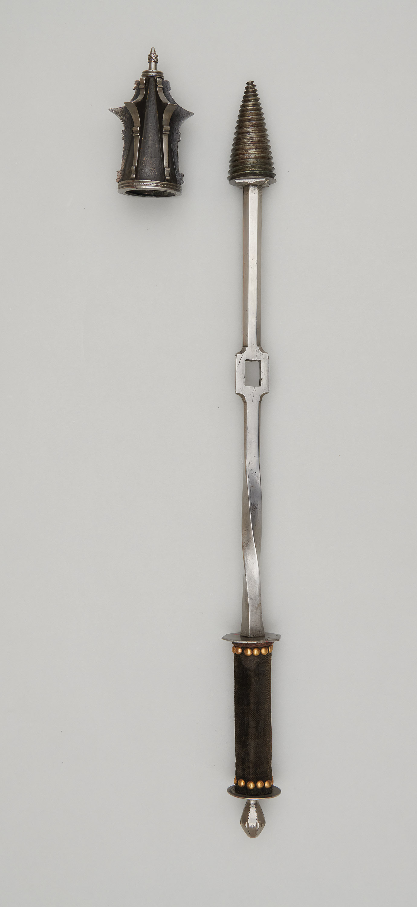 Streitkolben mit integrierter Brechschraube