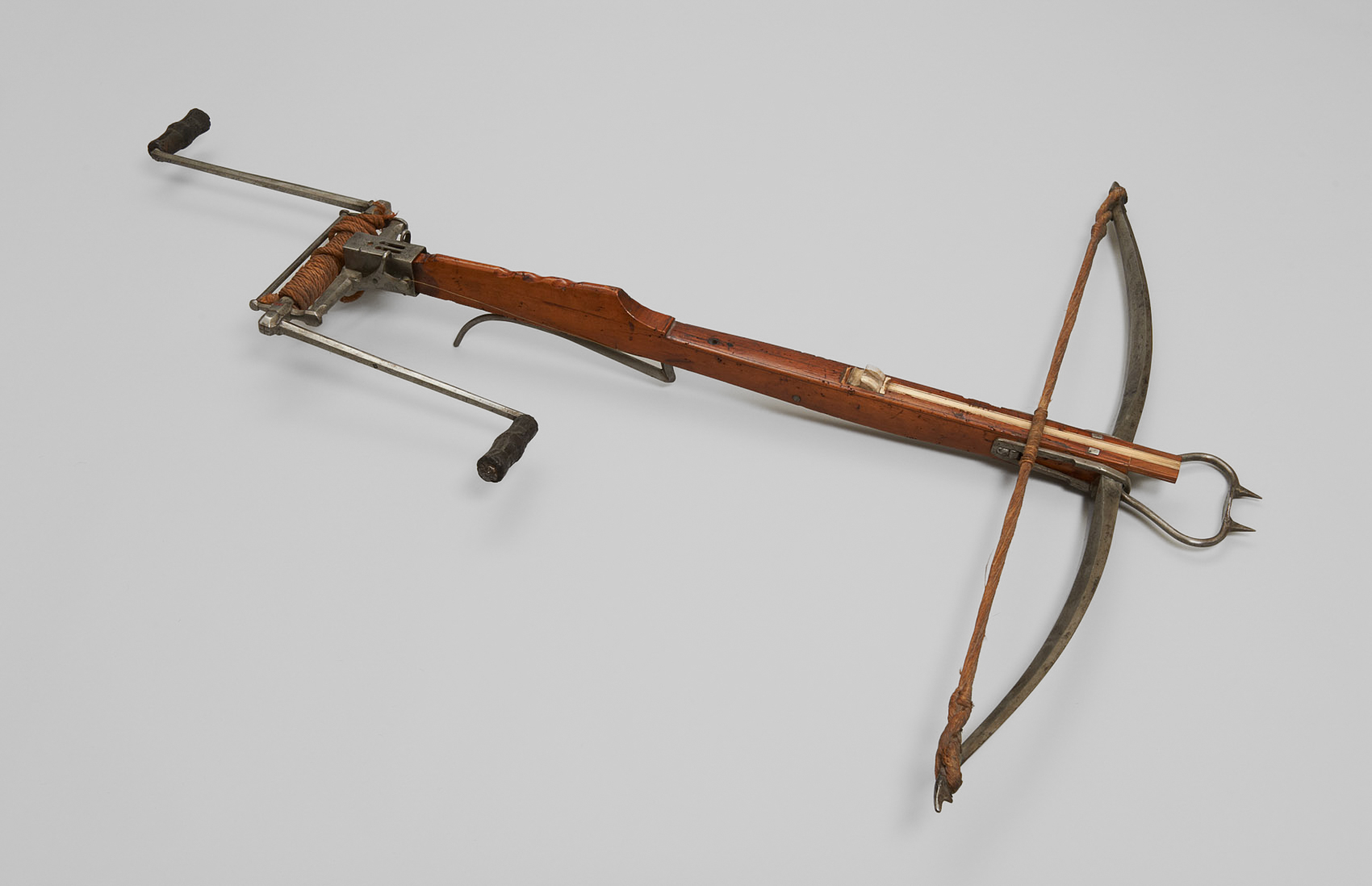 Flaschenzugwinde für eine Armbrust