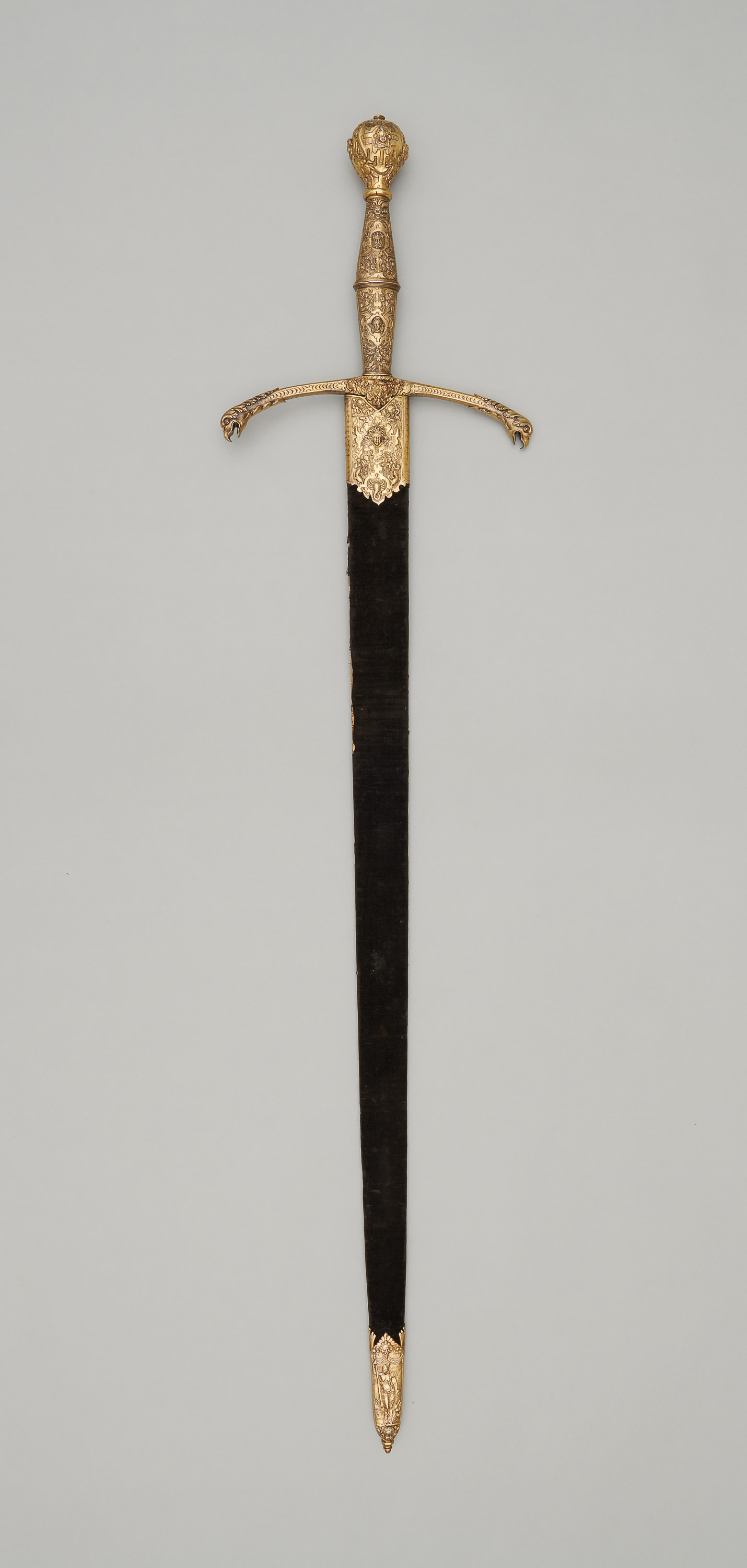 Zeremonienschwert (ggf. Funeralwaffe) mit Scheide