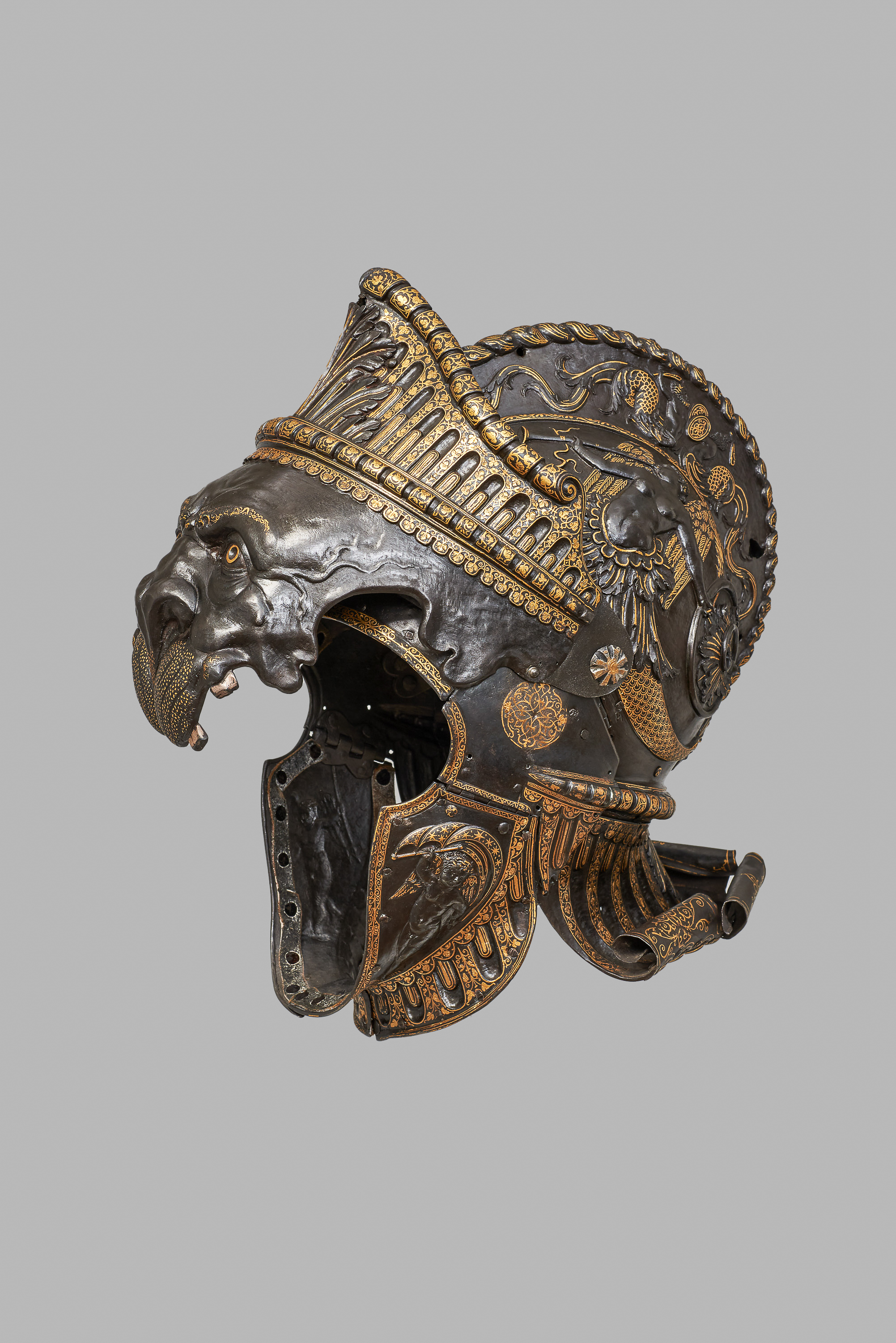All'antica-Sturmhaube, sog. Löwen-Sturmhaube