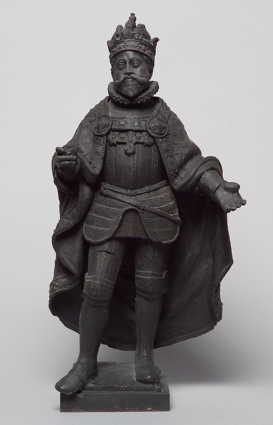 Kaiser Rudolf II., Statue, Statuette, Terracotta