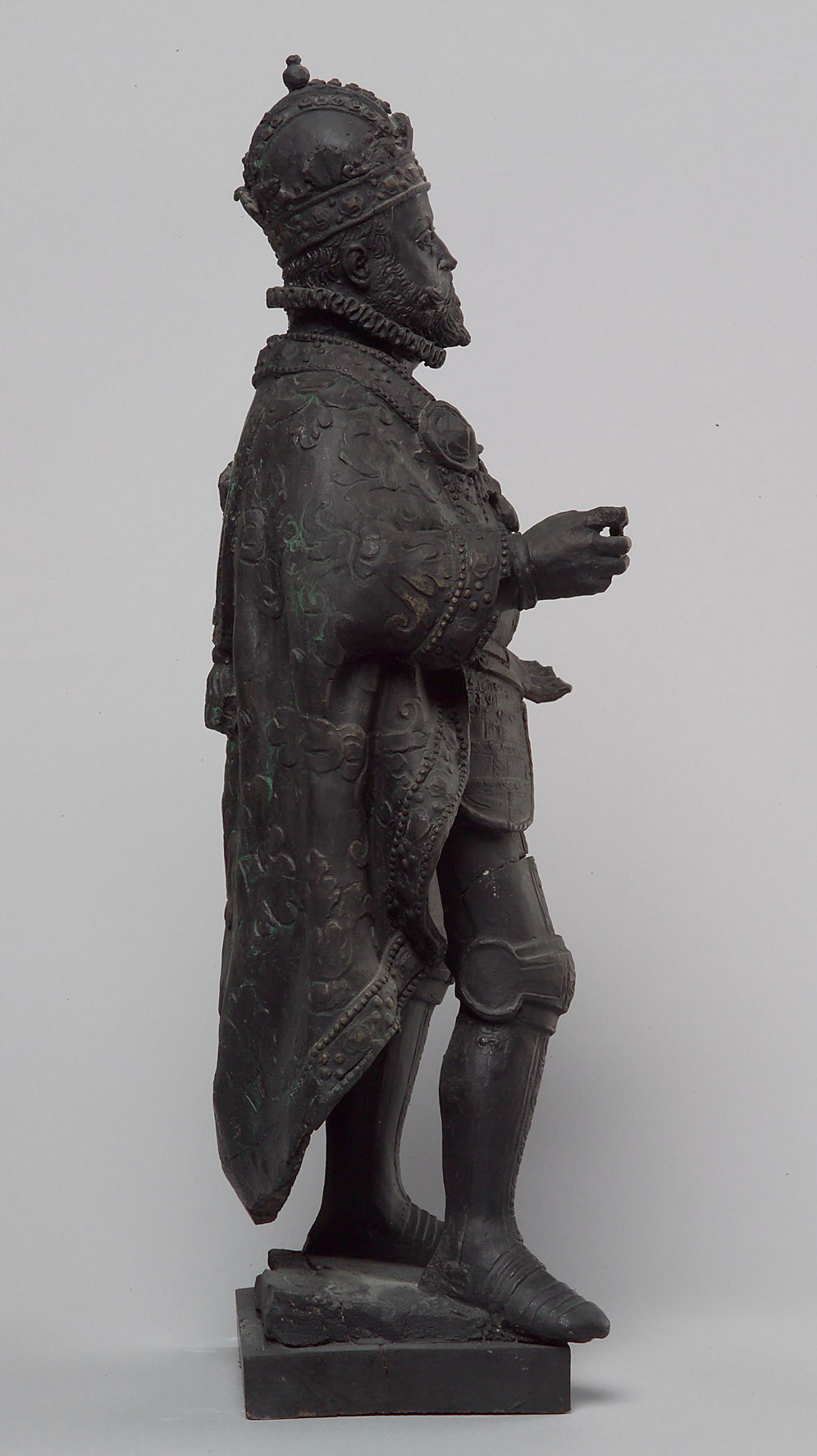 Kaiser Rudolf II., Statue, Statuette, Terracotta