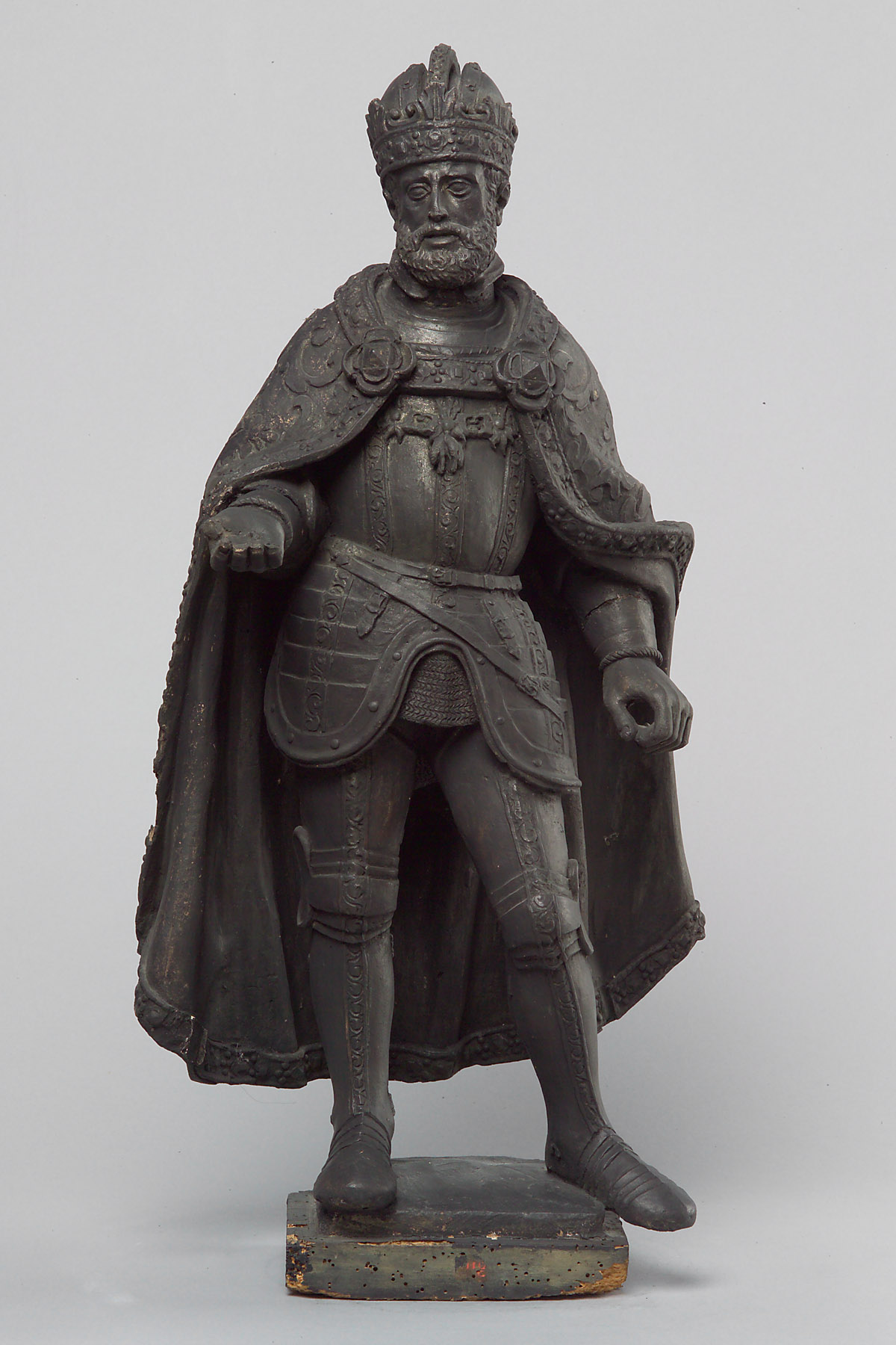 Kaiser Karl V., Statue, Statuette, Terracotta