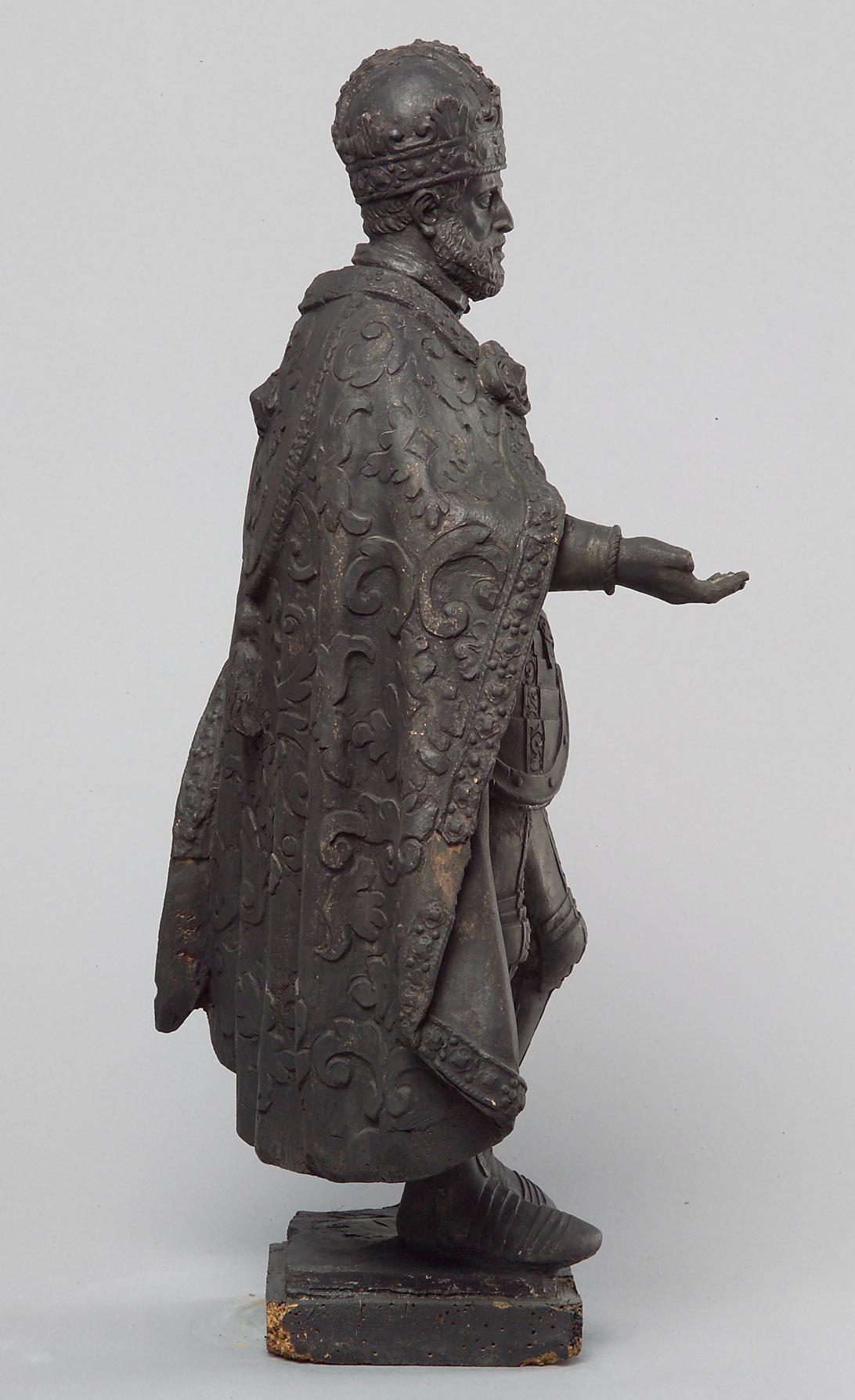 Kaiser Karl V., Statue, Statuette, Terracotta