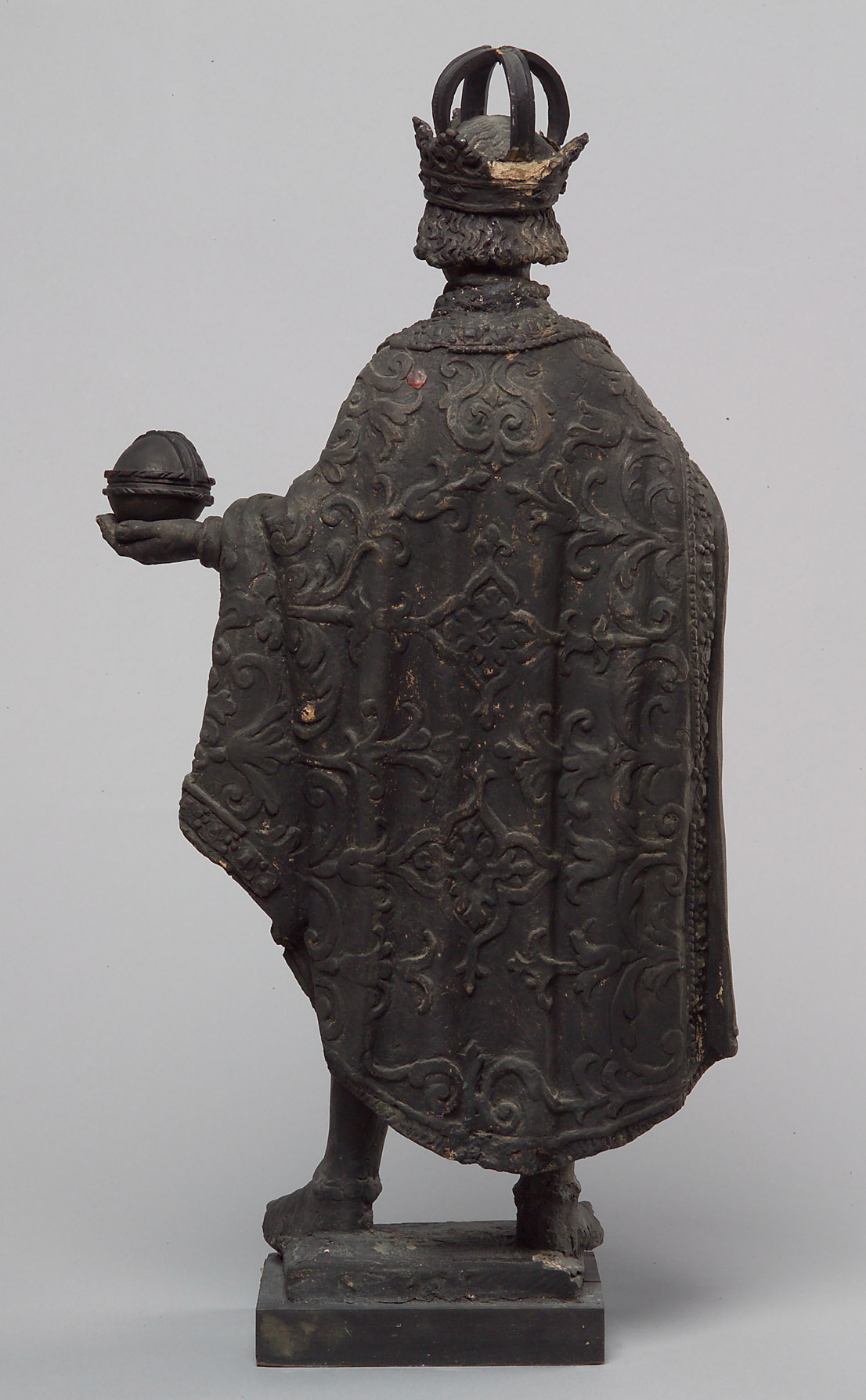 König Albrecht I. von Habsburg, Statue, Statuette, Terracotta